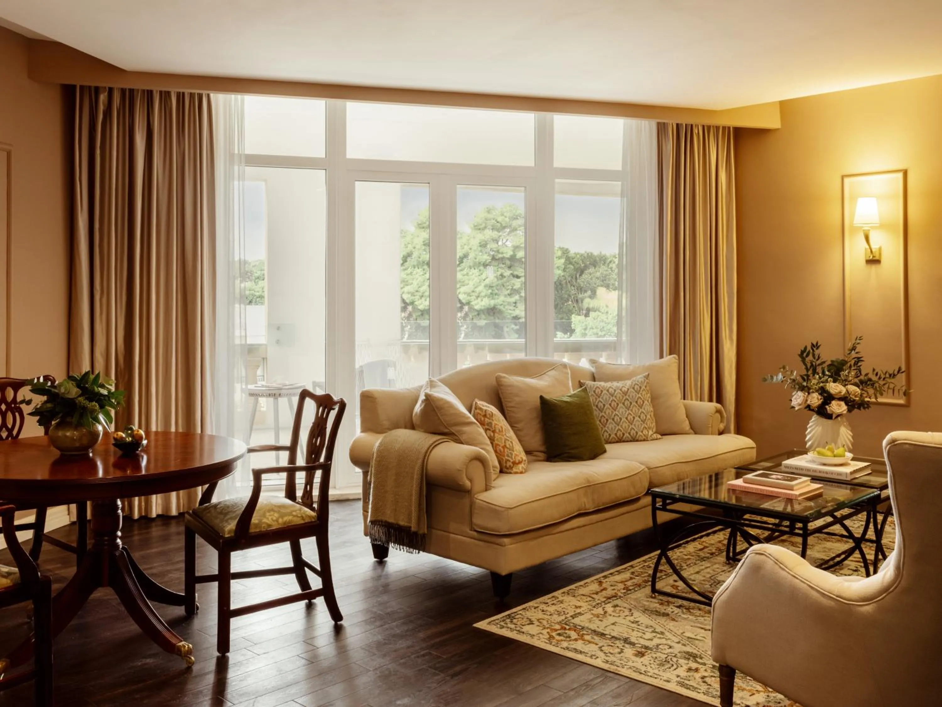 Living room in Corinthia Palace Malta