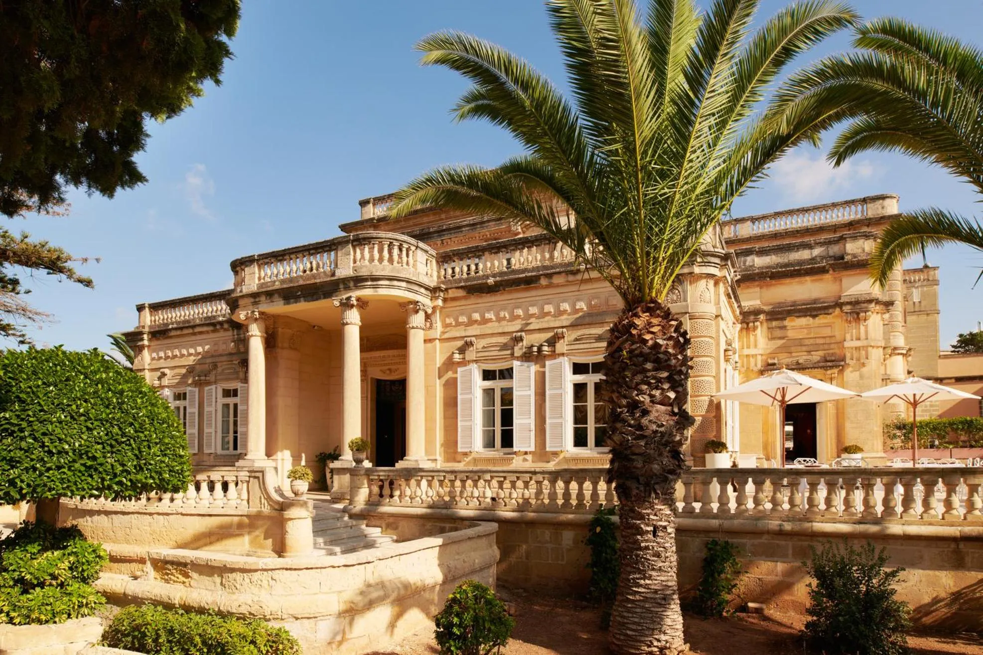 Property building in Corinthia Palace Malta
