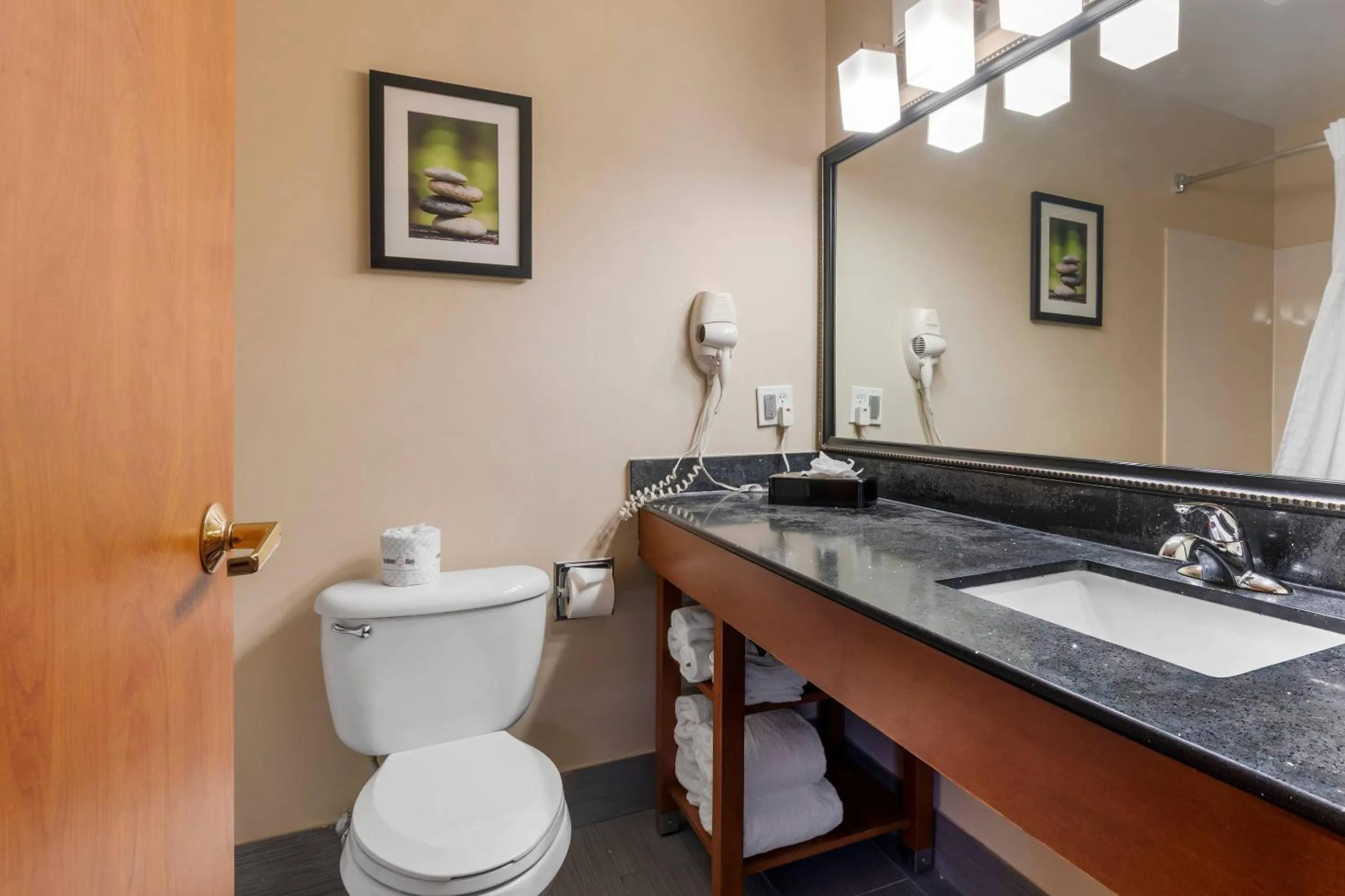 Bedroom in Comfort Suites North Dallas