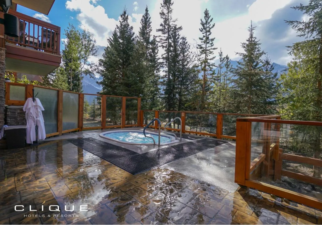 Hot Tub in Falcon Crest Lodge by CLIQUE