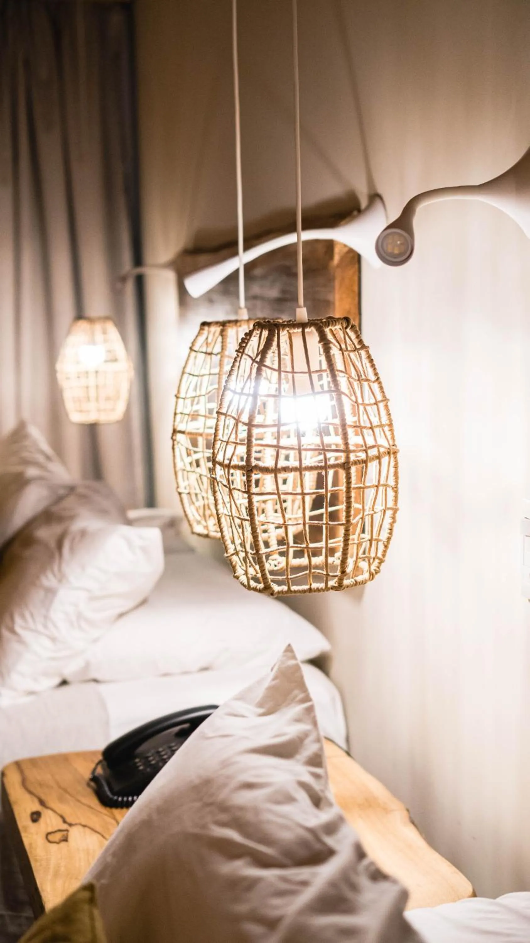 Bed in La Aldea De La Selva Lodge