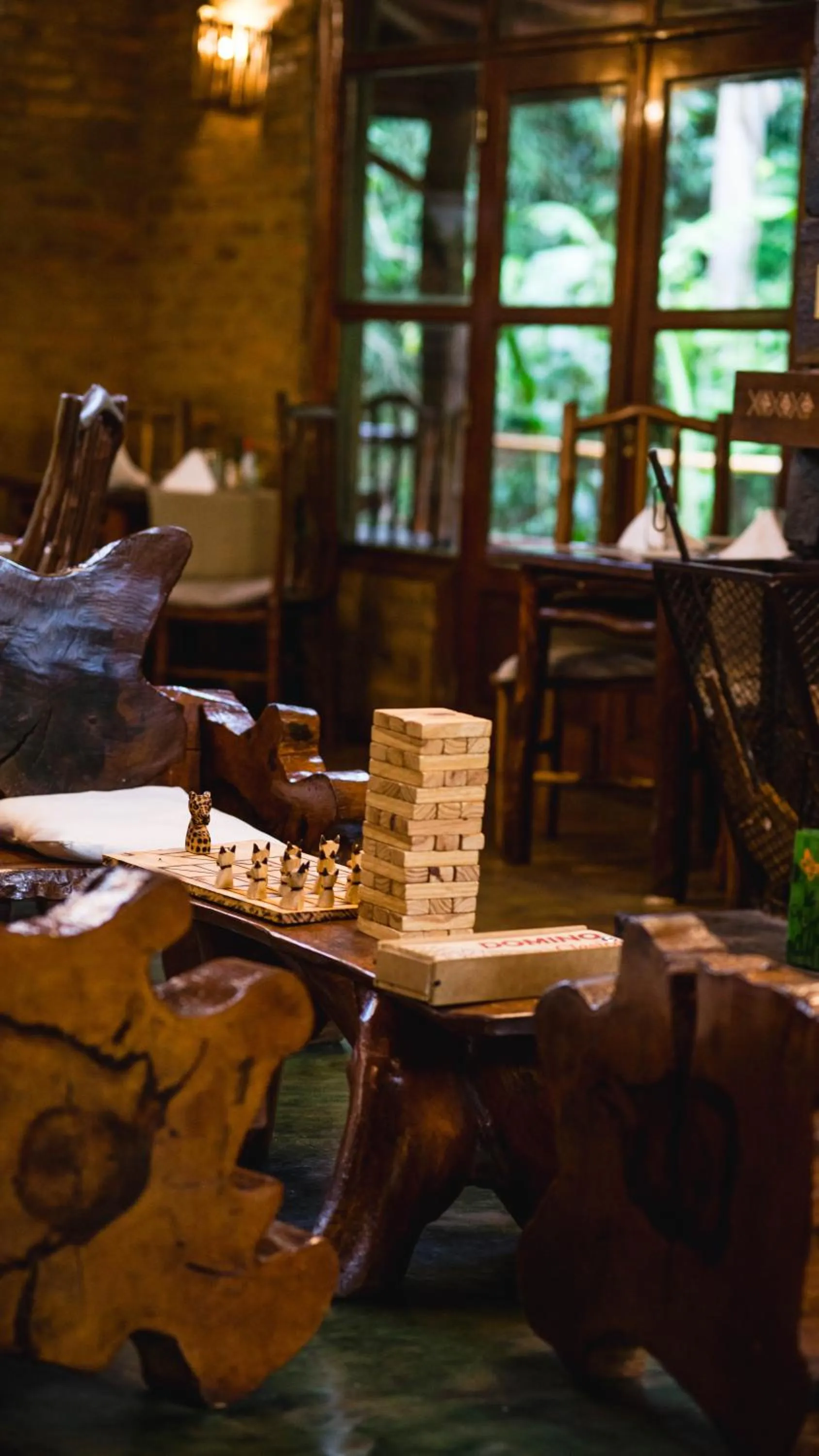 Restaurant/places to eat in La Aldea De La Selva Lodge