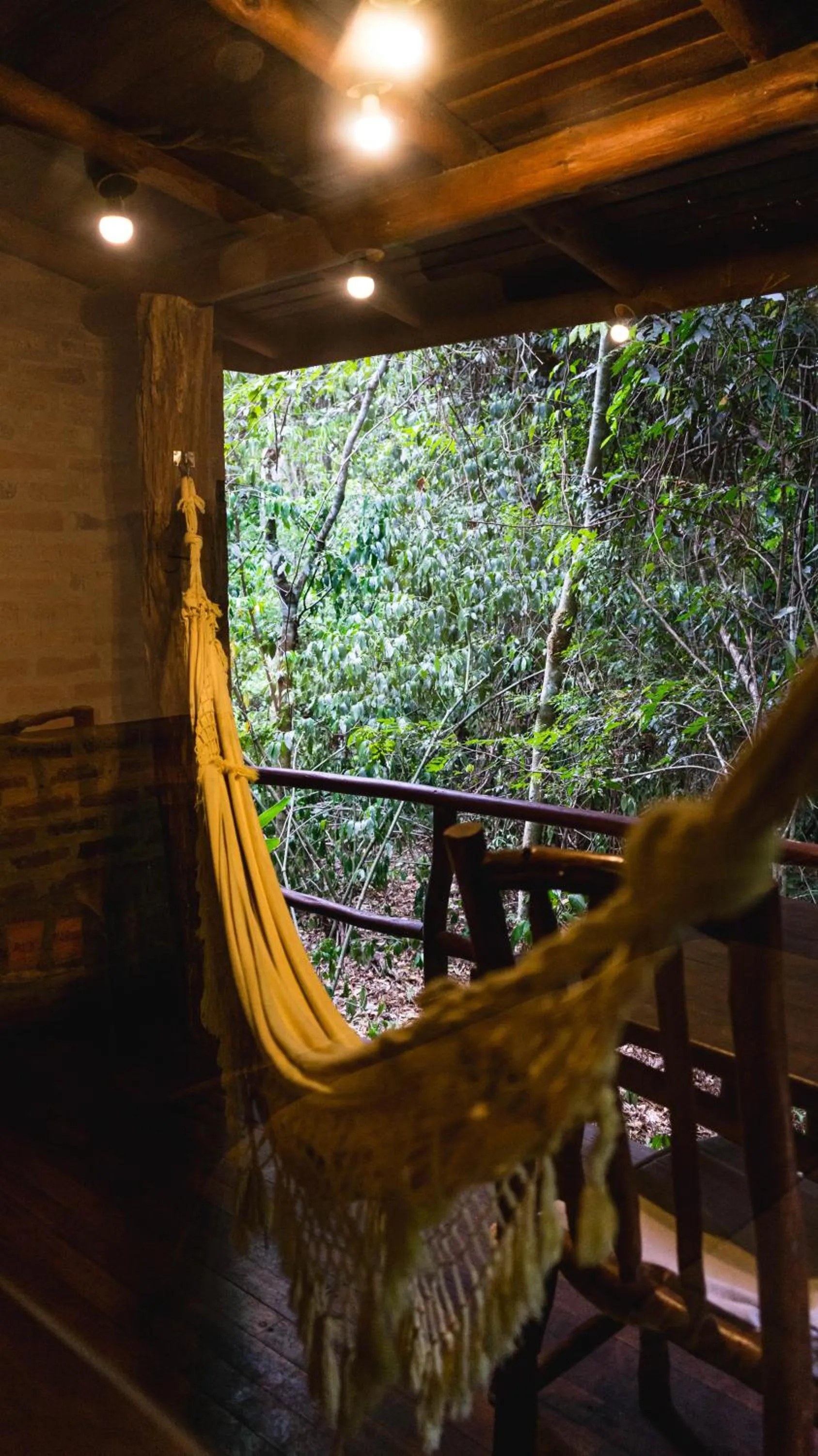 Balcony/Terrace in La Aldea De La Selva Lodge