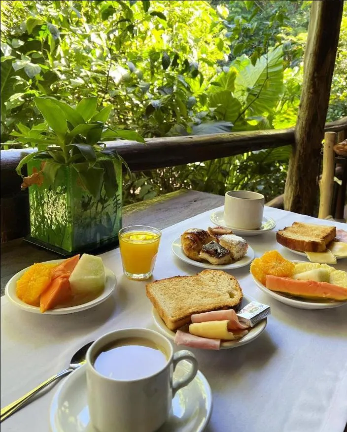 Breakfast in La Aldea De La Selva Lodge