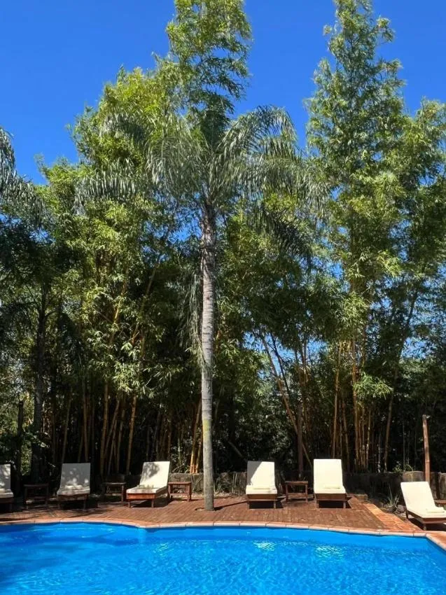 Swimming pool in La Aldea De La Selva Lodge