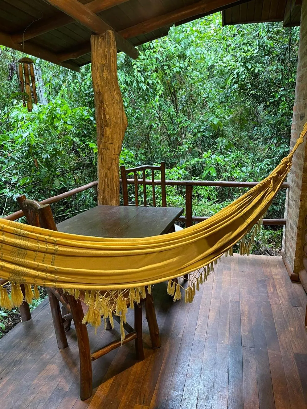 Balcony/Terrace in La Aldea De La Selva Lodge