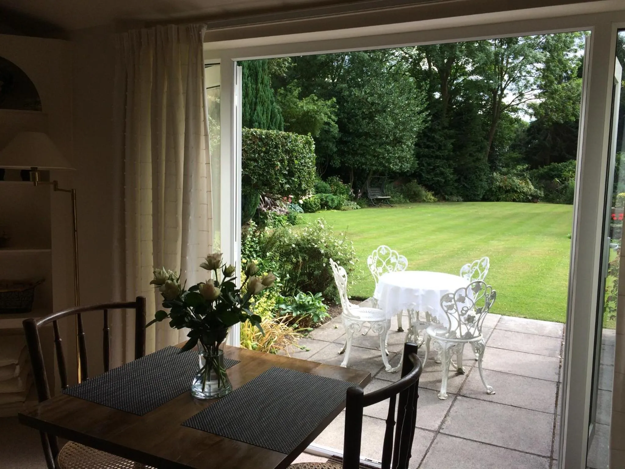 Garden view in Little Manor