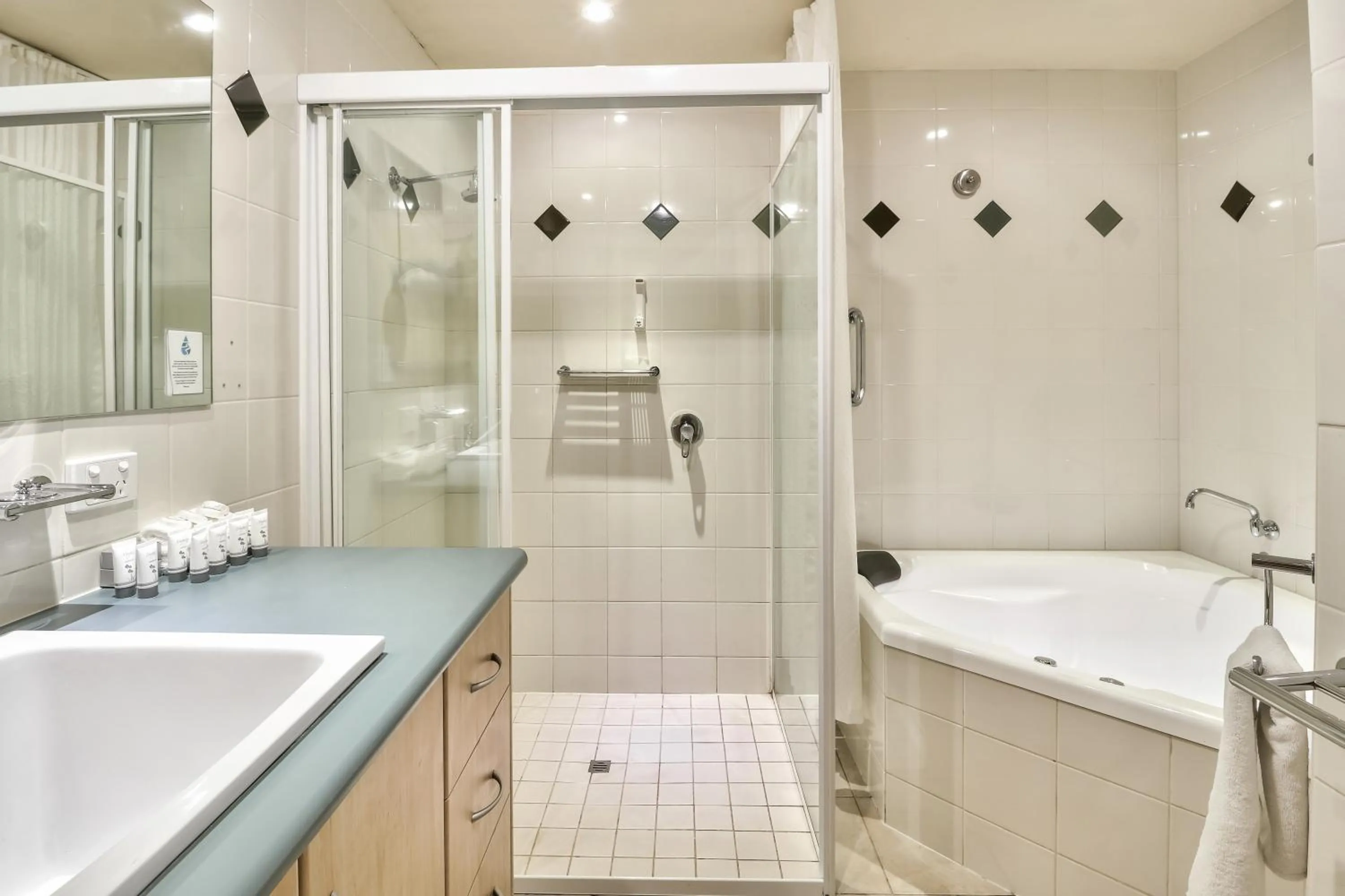 Shower in Alzburg Resort