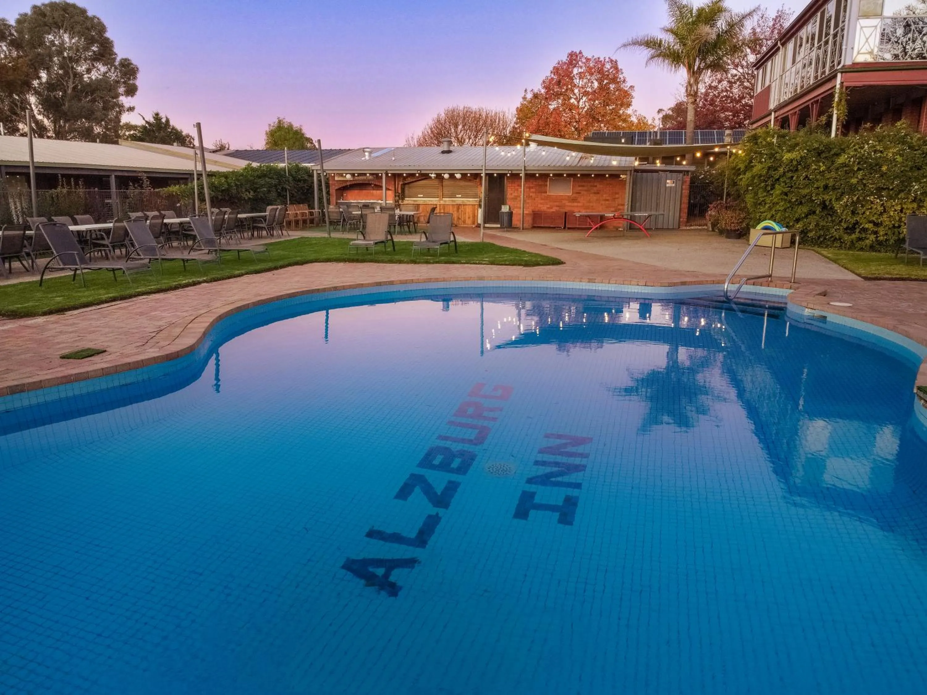 Pool view in Alzburg Resort