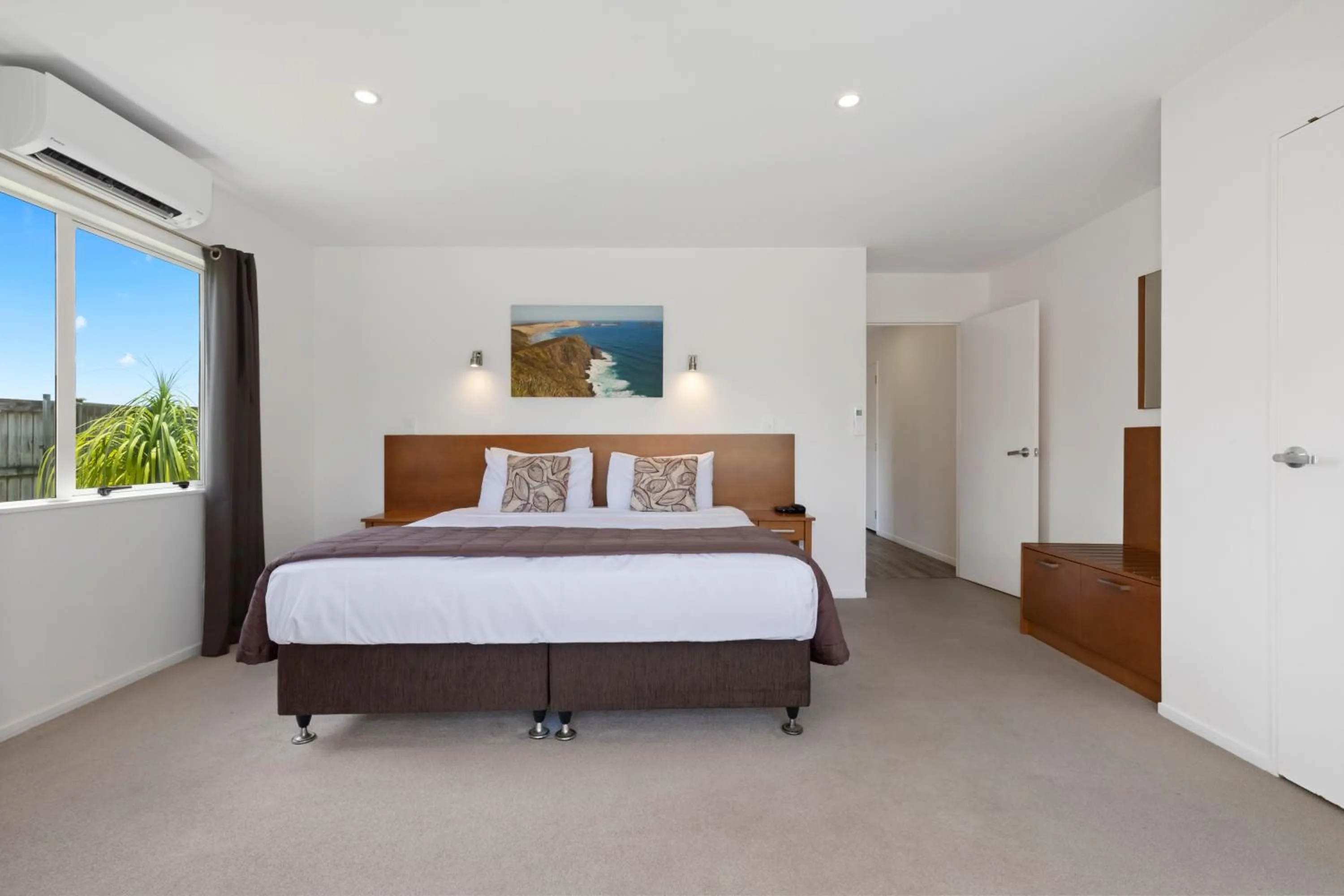 Bed in Taipa Beach Resort