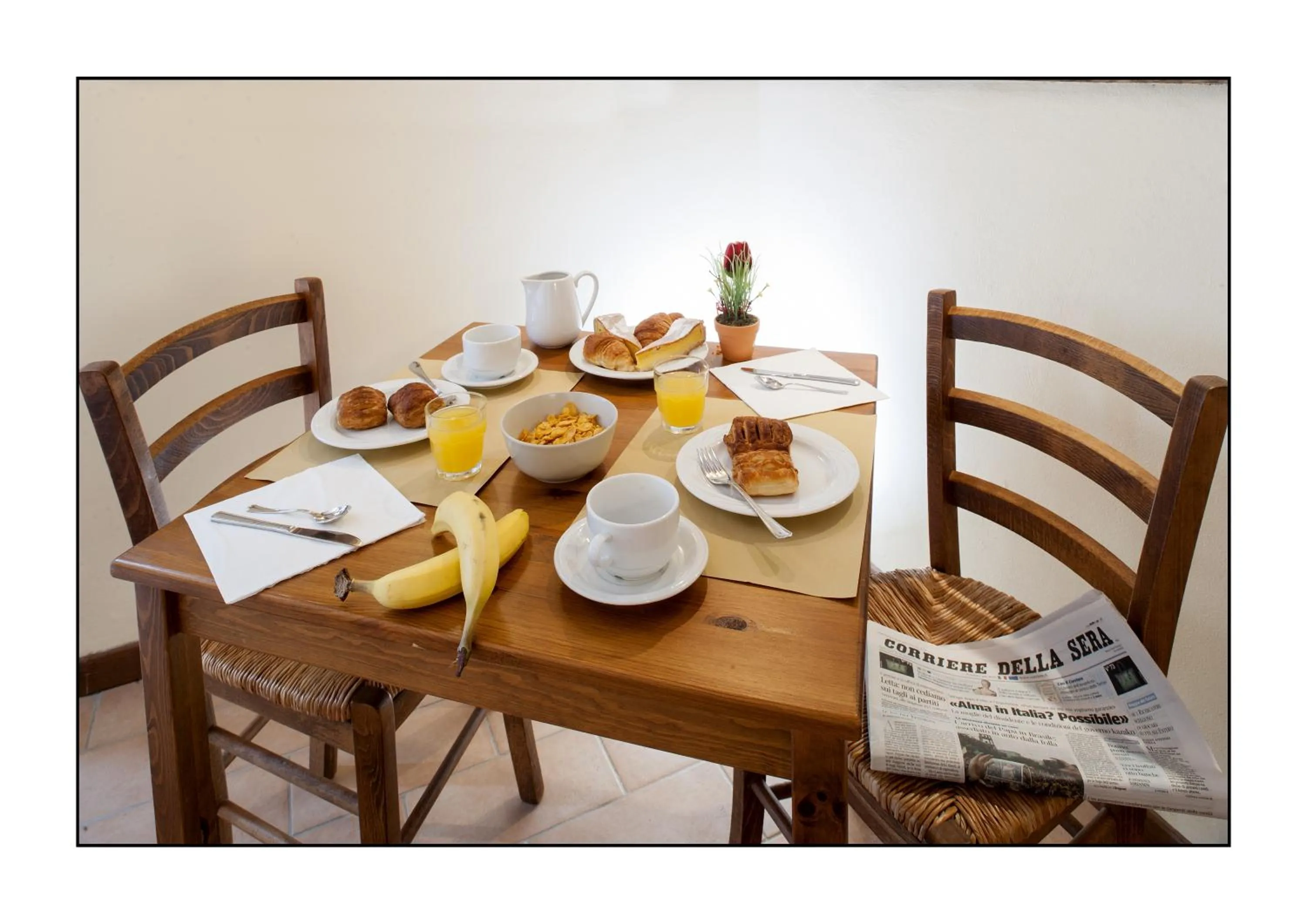 Breakfast in B&B Casale Virgili
