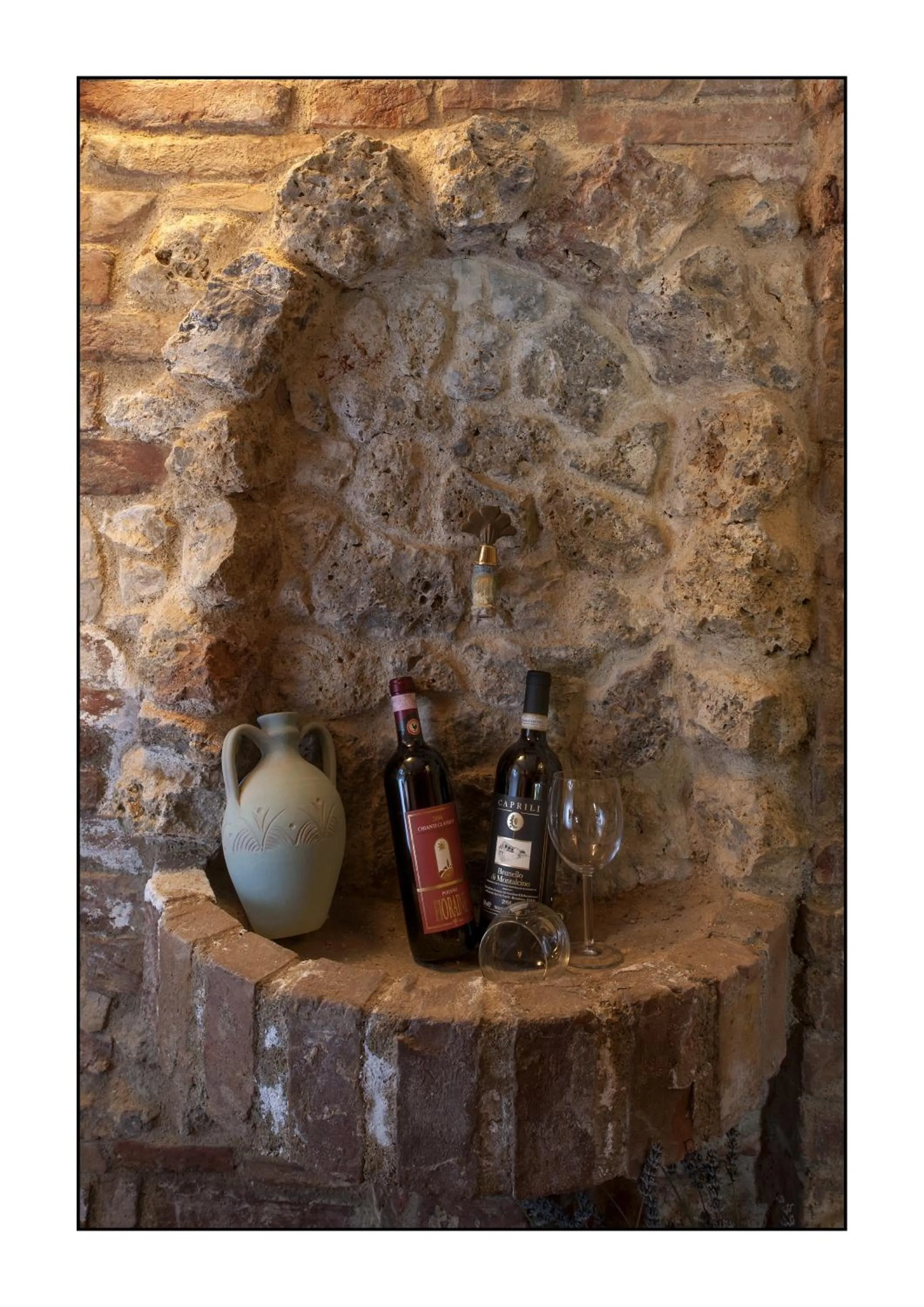 Decorative detail in B&B Casale Virgili