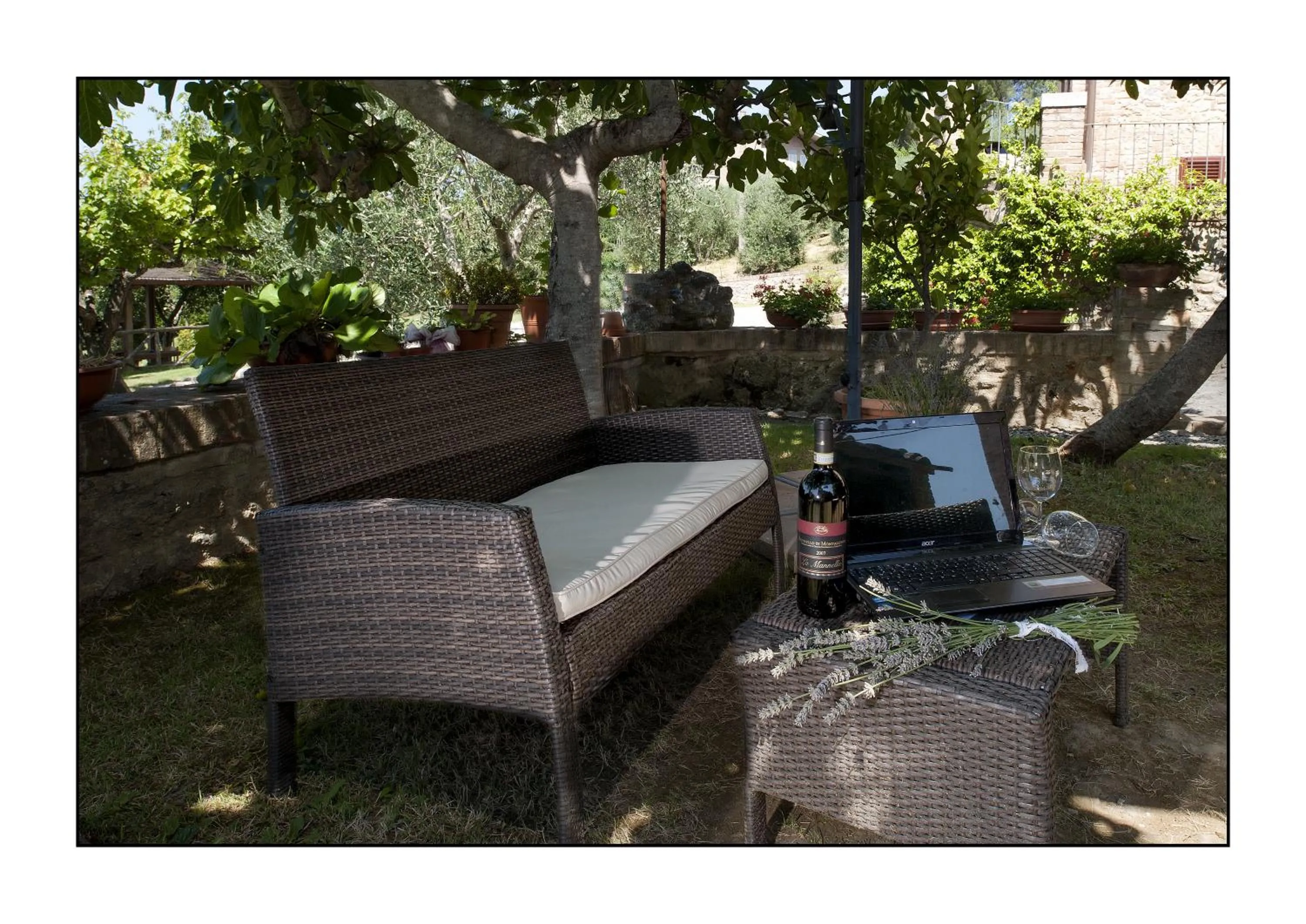 Garden in B&B Casale Virgili