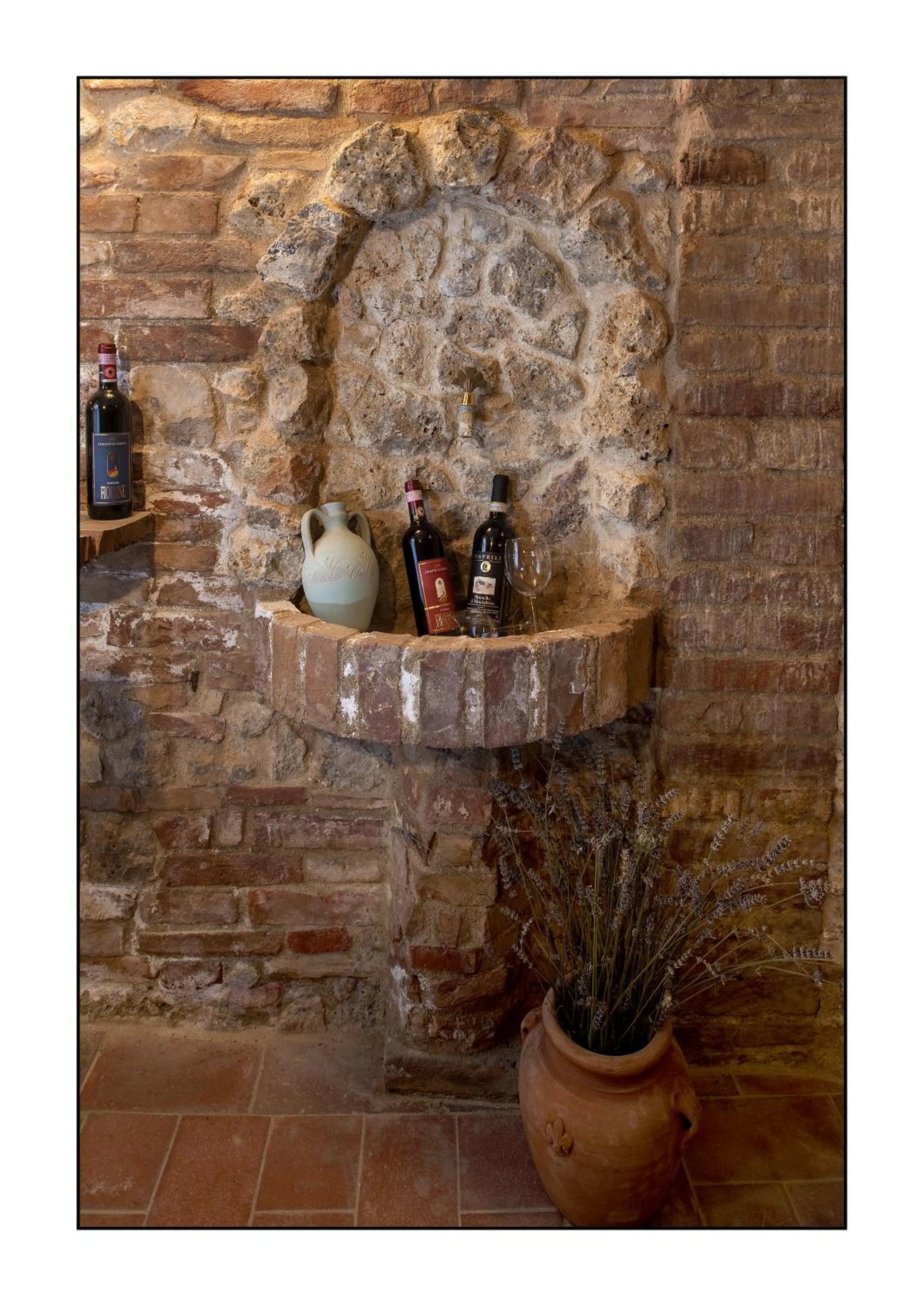 Decorative detail in B&B Casale Virgili