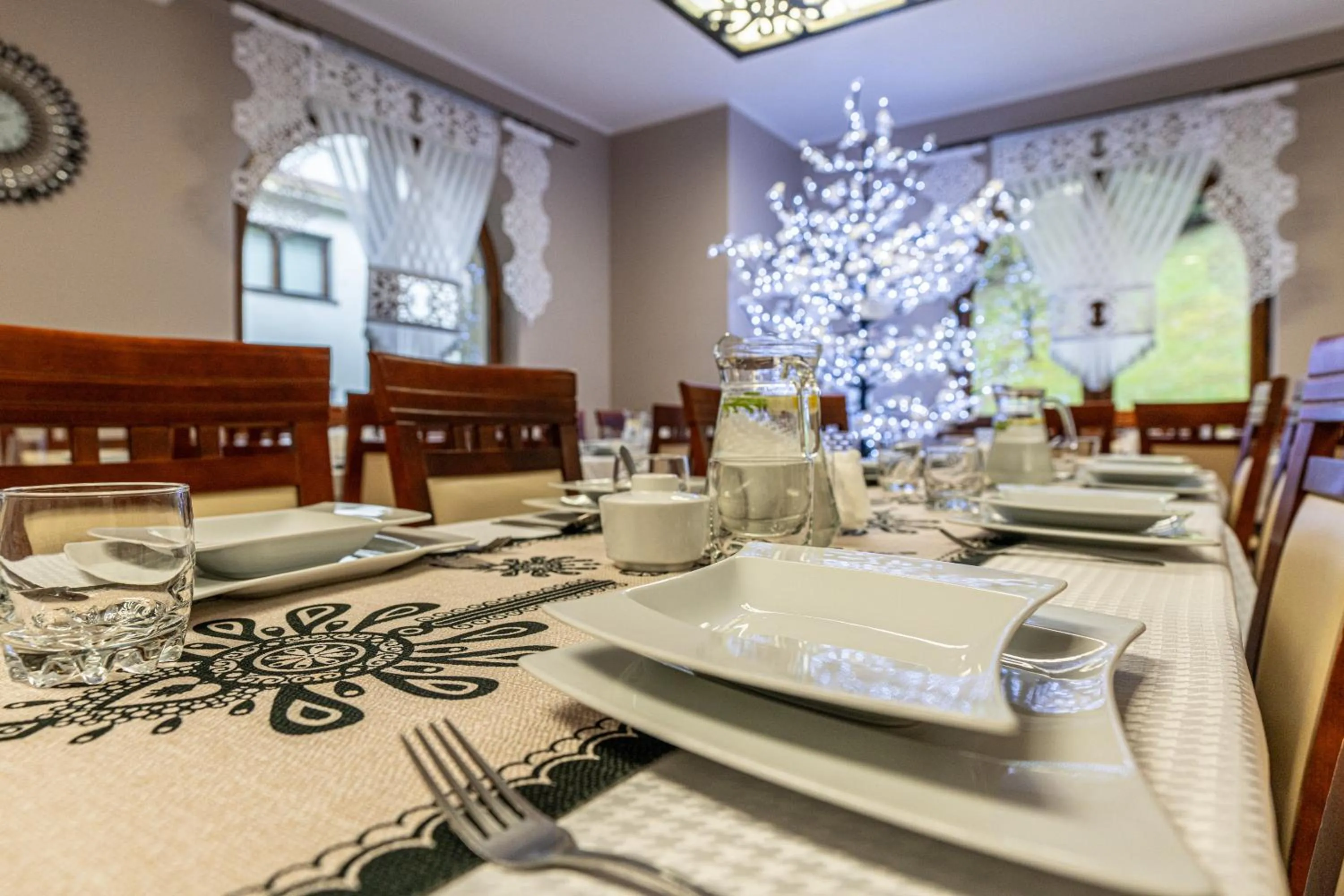 Dining area in Leśny Dworek Biały Dunajec