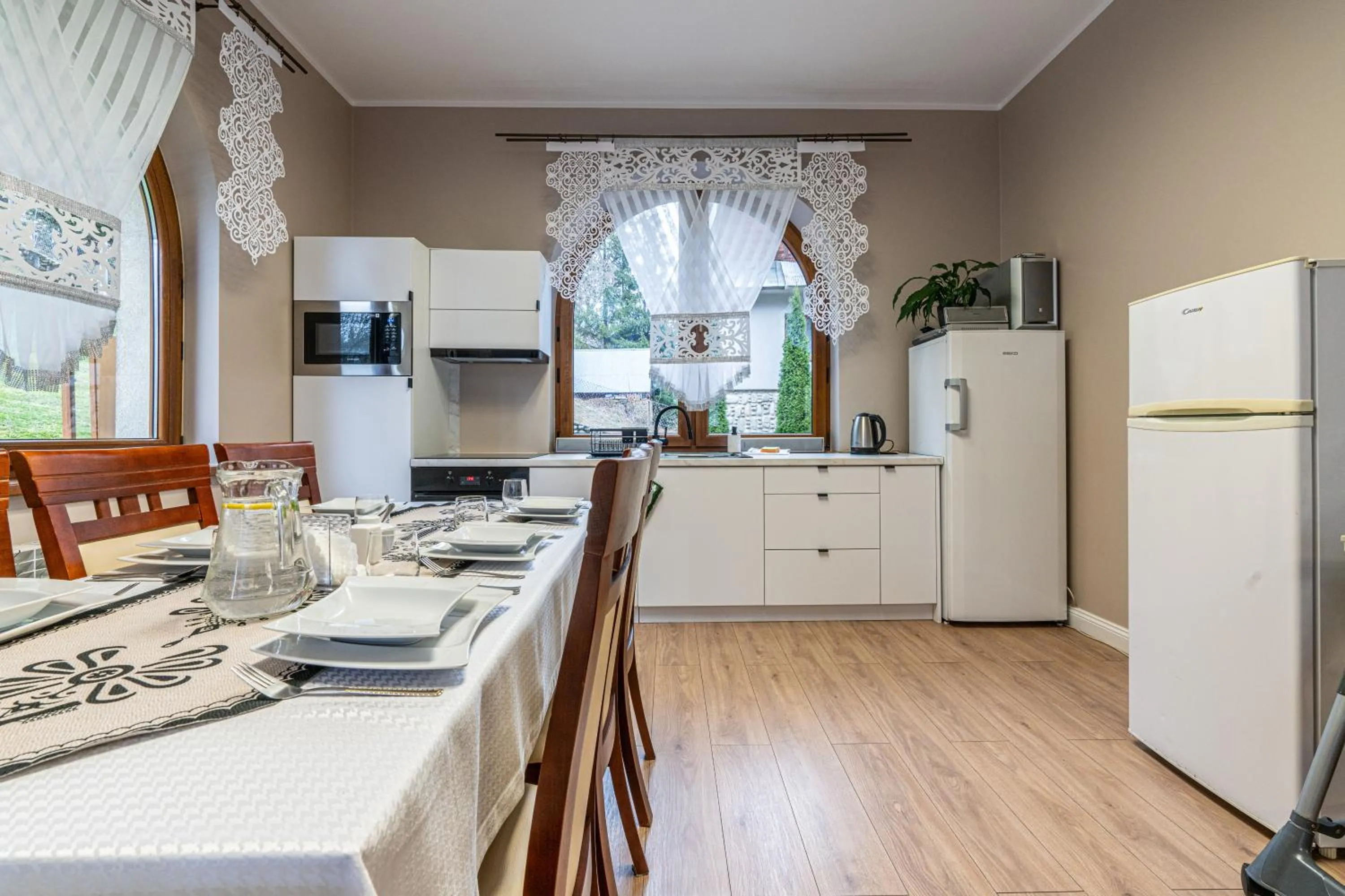 Kitchen or kitchenette in Leśny Dworek Biały Dunajec