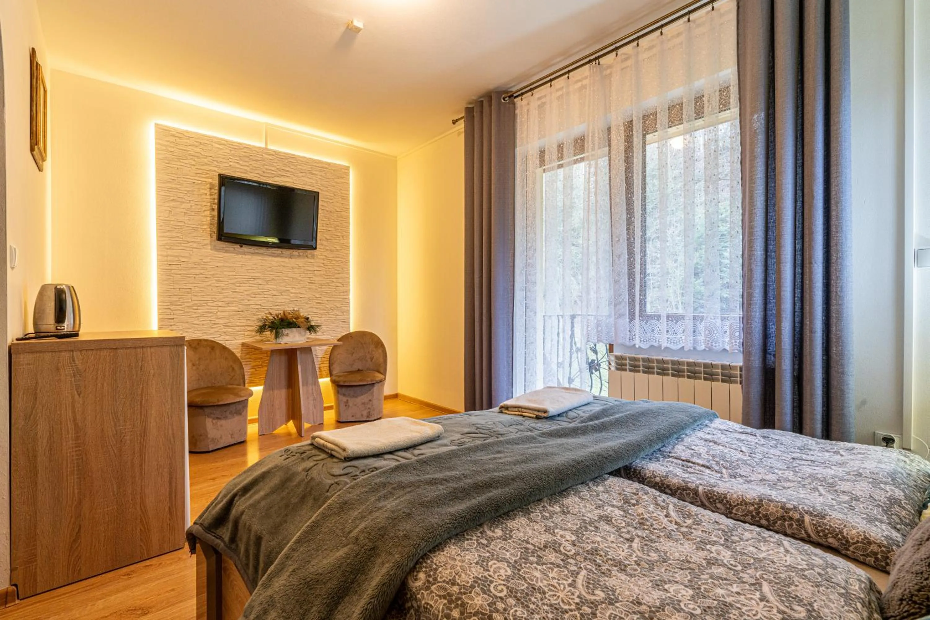 Bed in Leśny Dworek Biały Dunajec