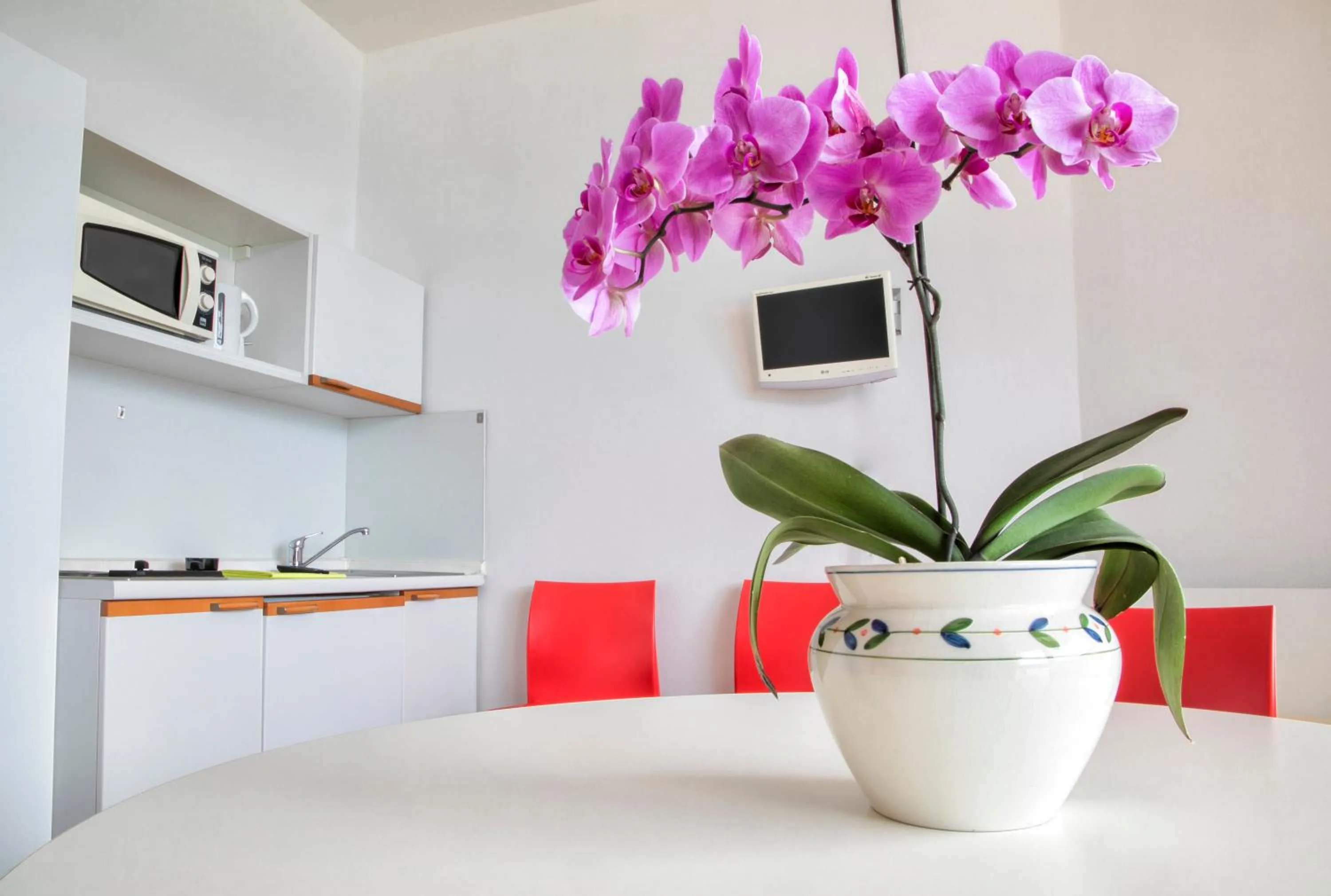 Kitchen or kitchenette in Appartamenti Wieland