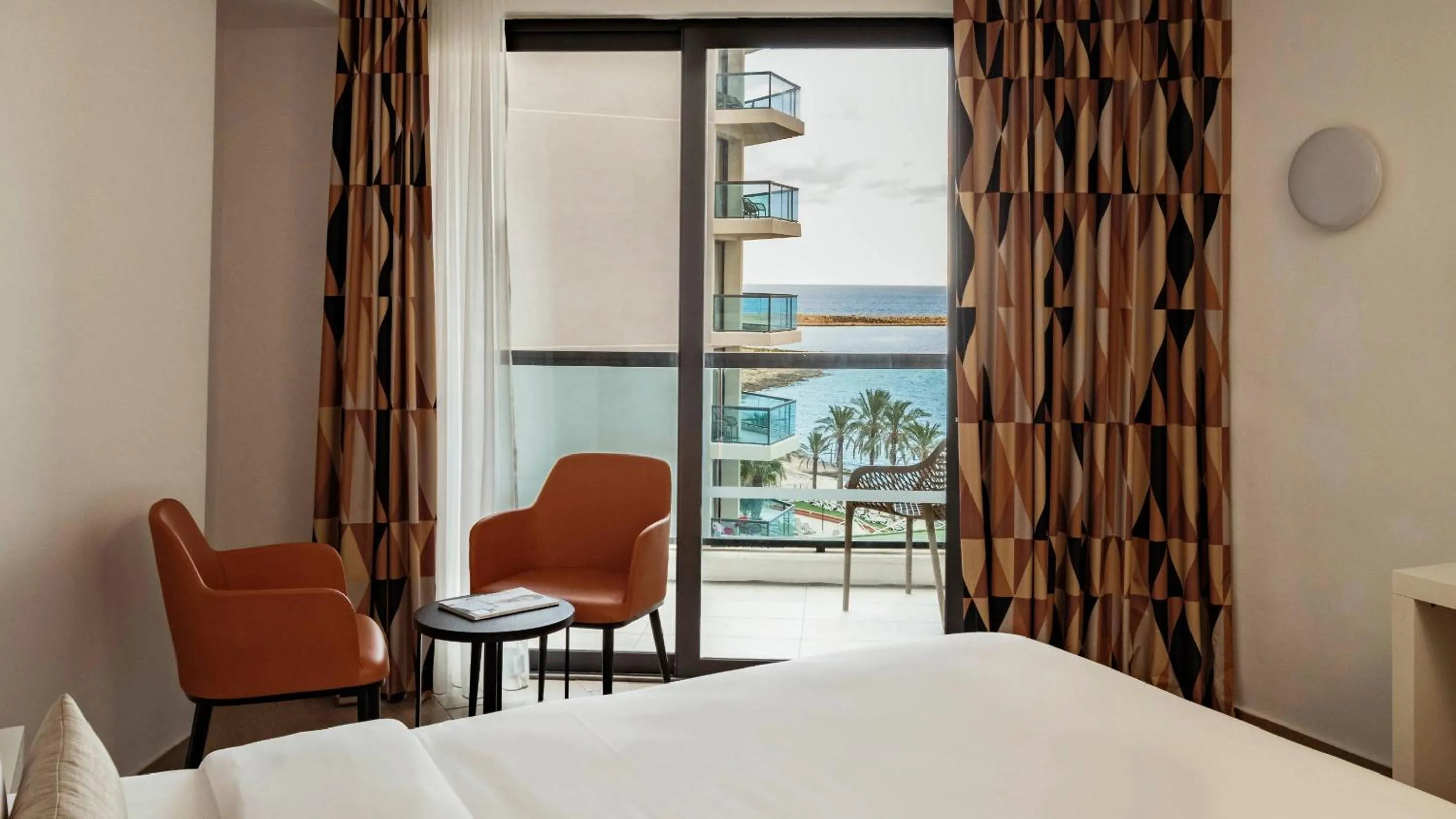 View (from property/room), Bed in AX ODYCY Hotel