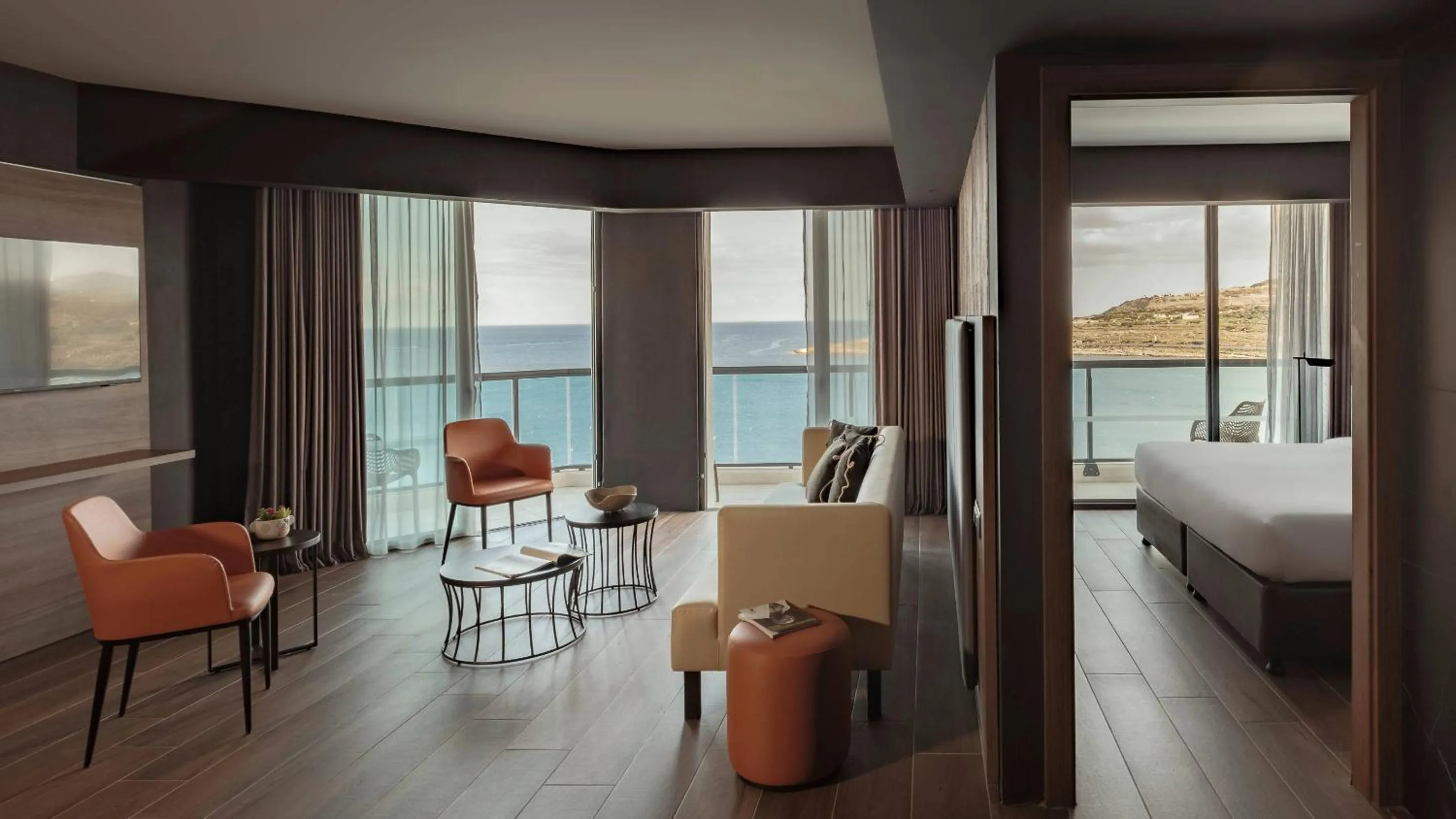 View (from property/room), Bed in AX ODYCY Hotel