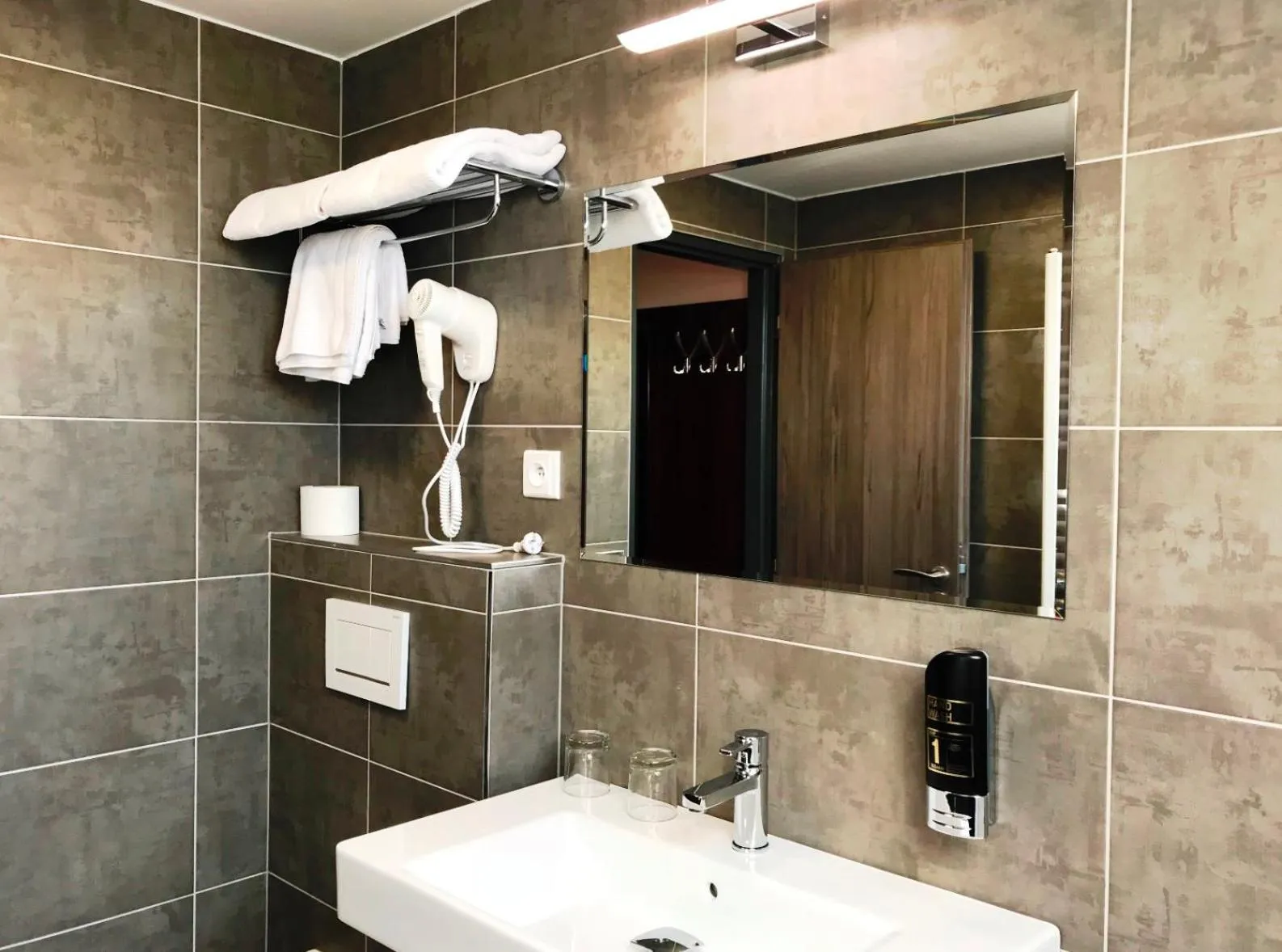 Toilet in Hotel Atrium