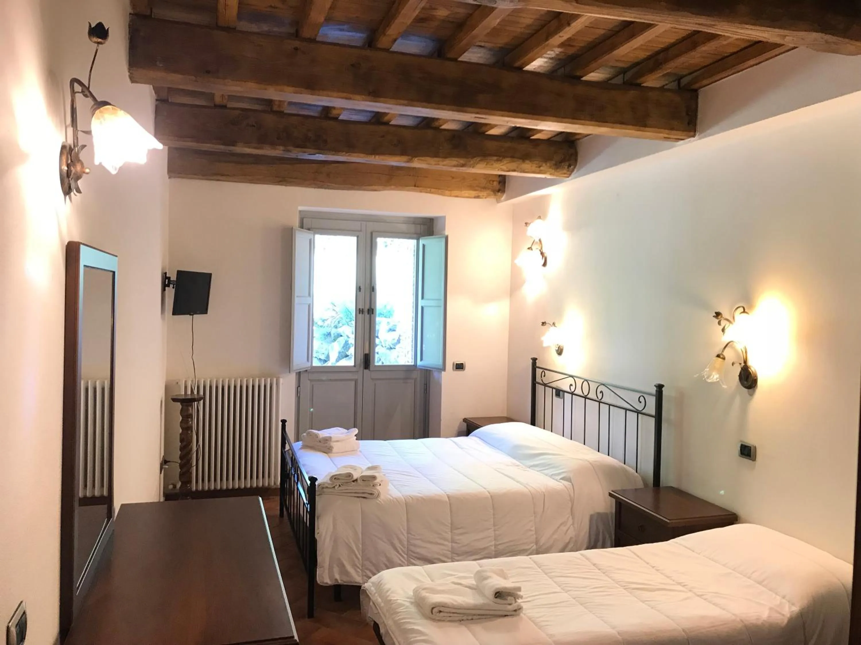 Bed in Hotel Panoramico