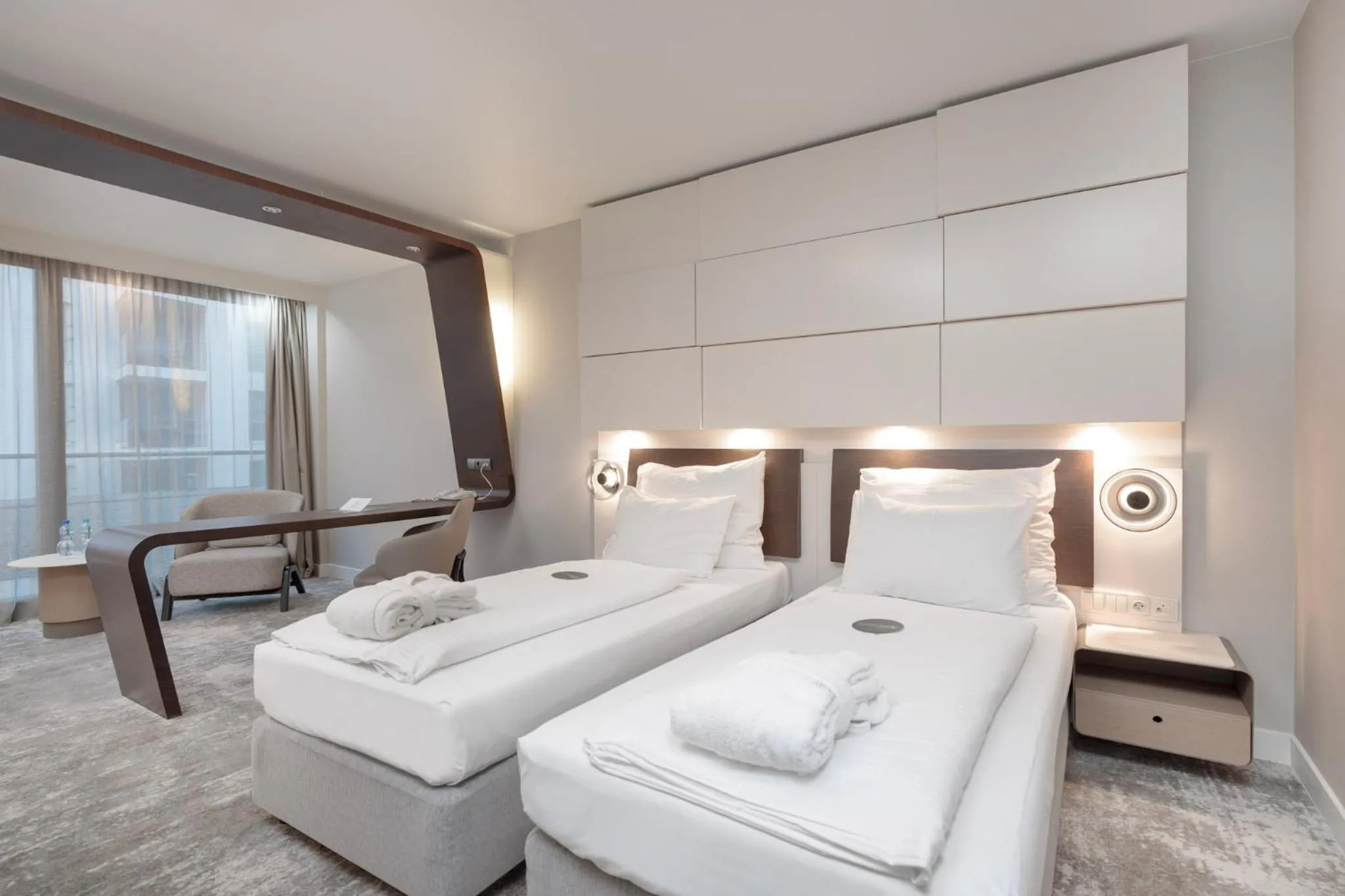 Photo of the whole room, Bed in Marine Hotel by Zdrojowa