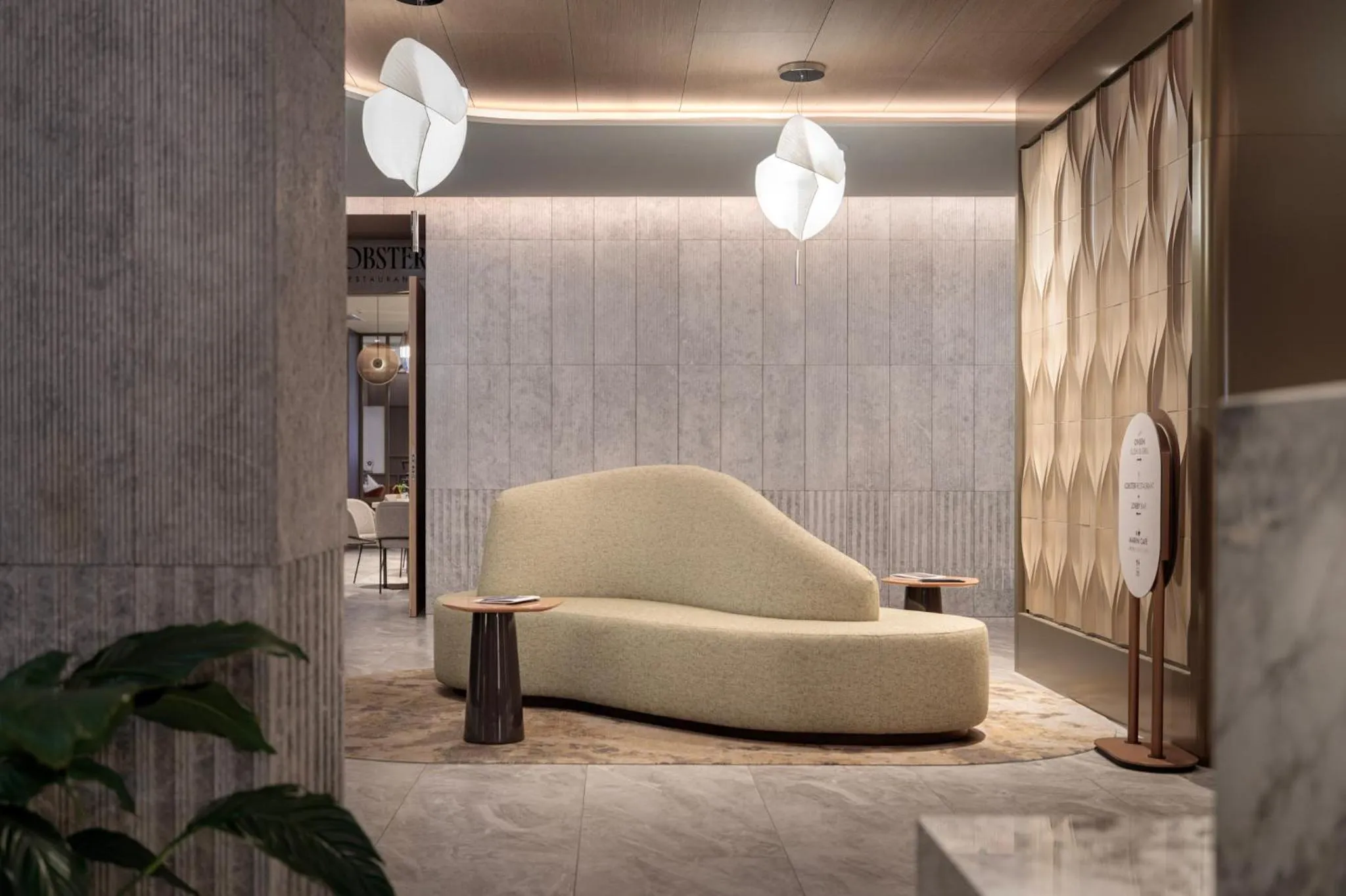 Lobby or reception in Marine Hotel by Zdrojowa