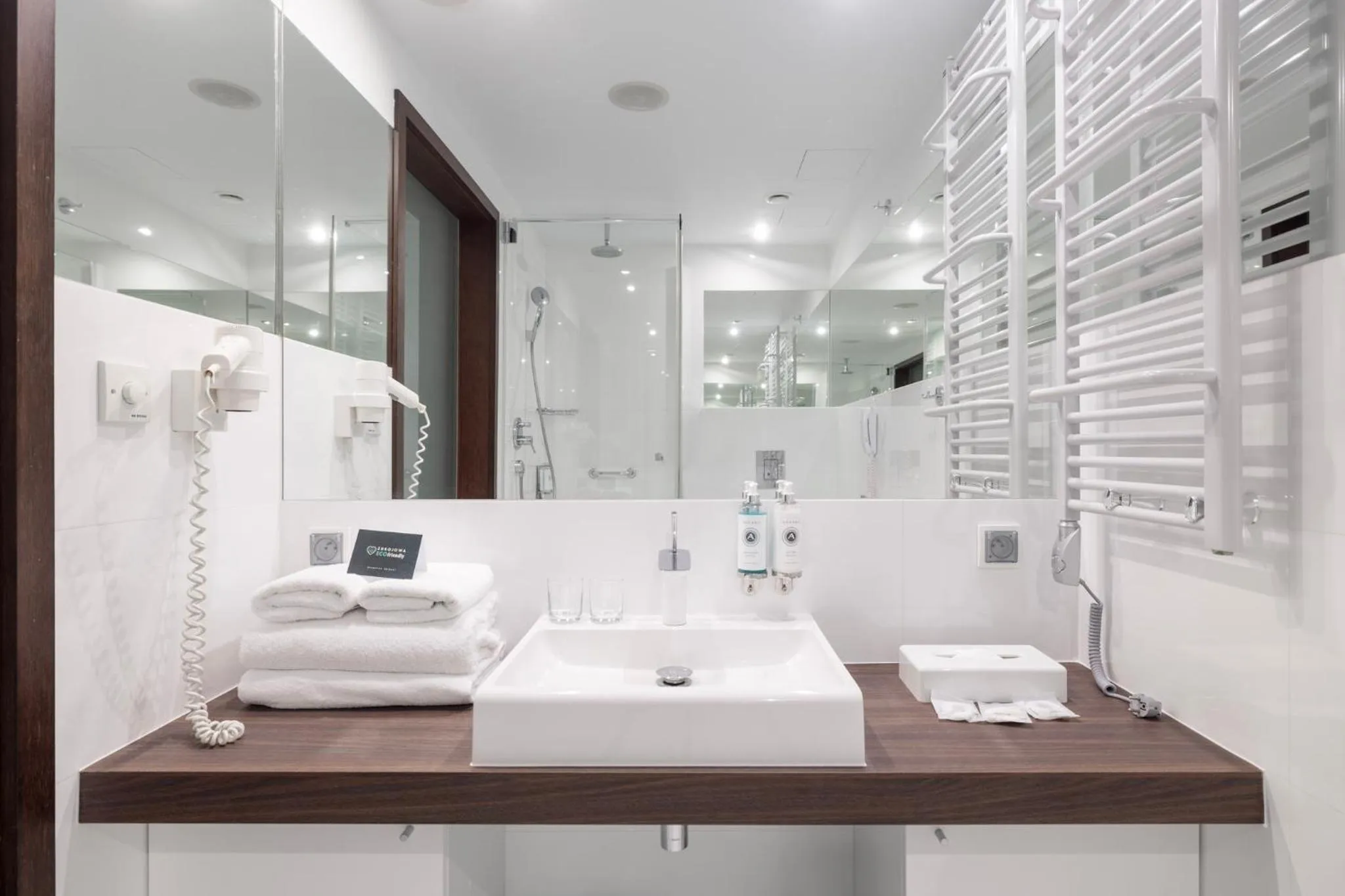 Bathroom in Marine Hotel by Zdrojowa