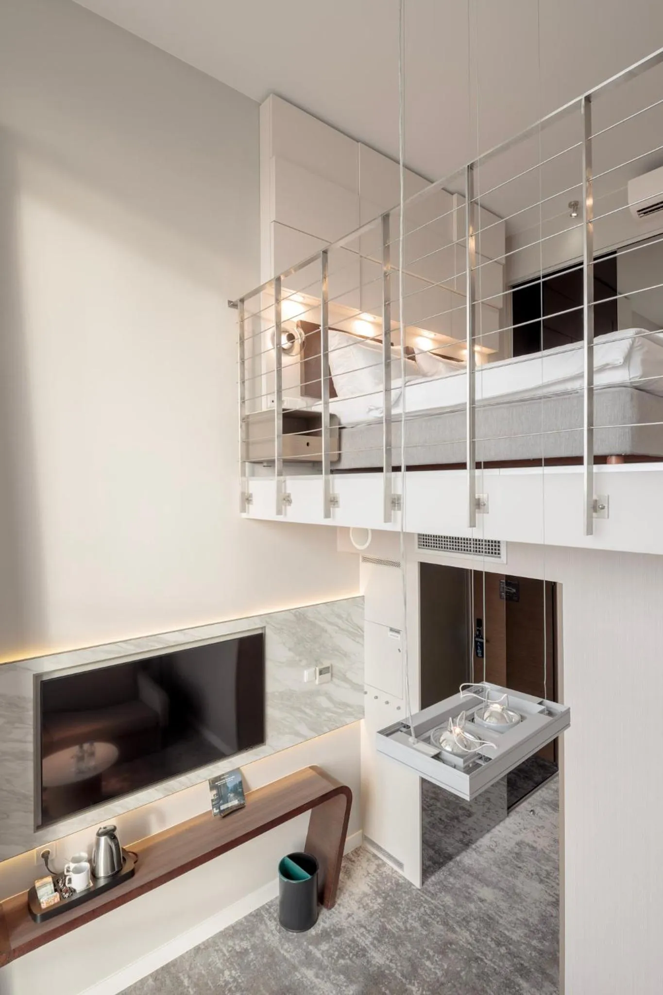 Bed in Marine Hotel by Zdrojowa