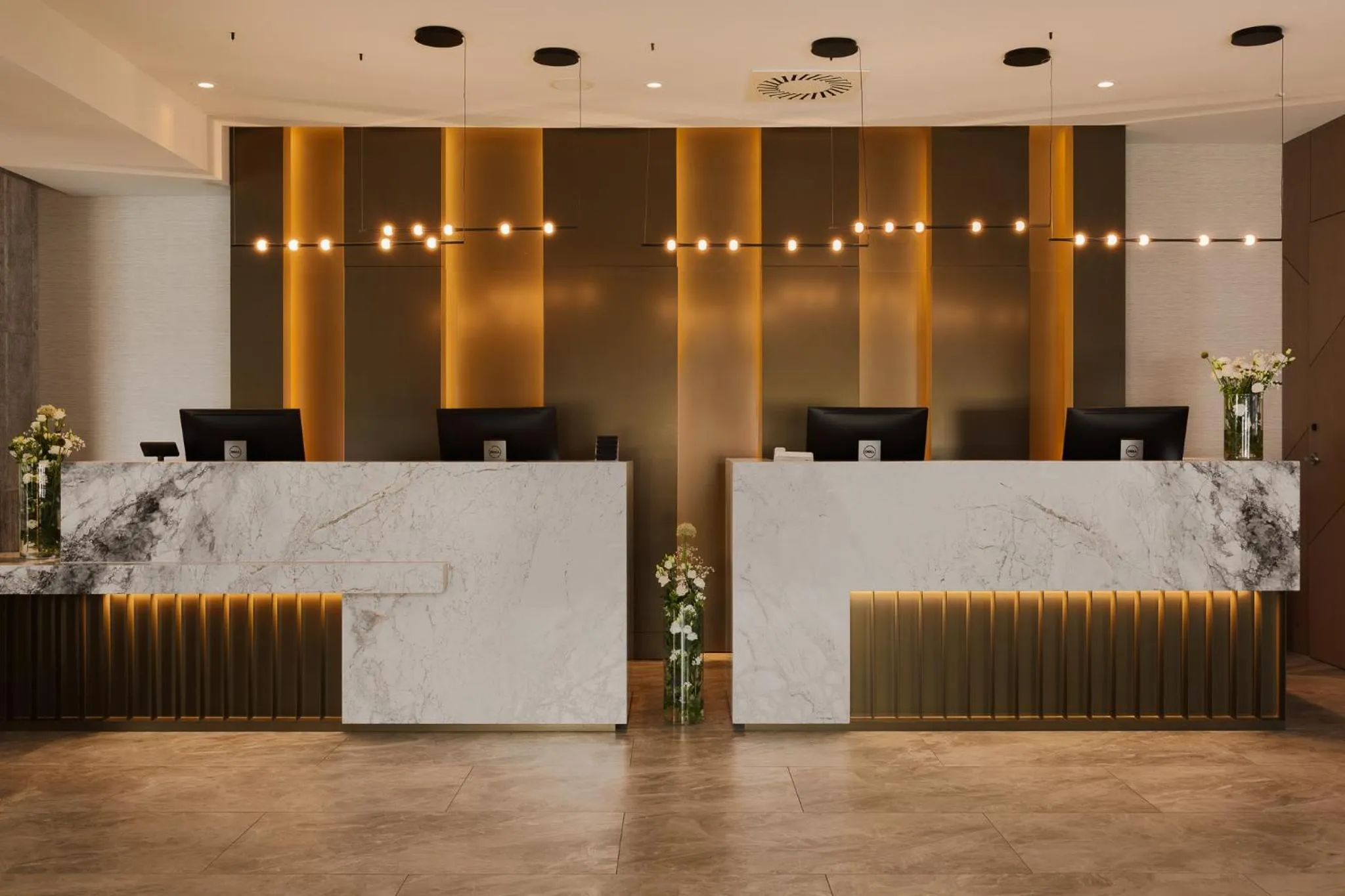 Lobby or reception in Marine Hotel by Zdrojowa