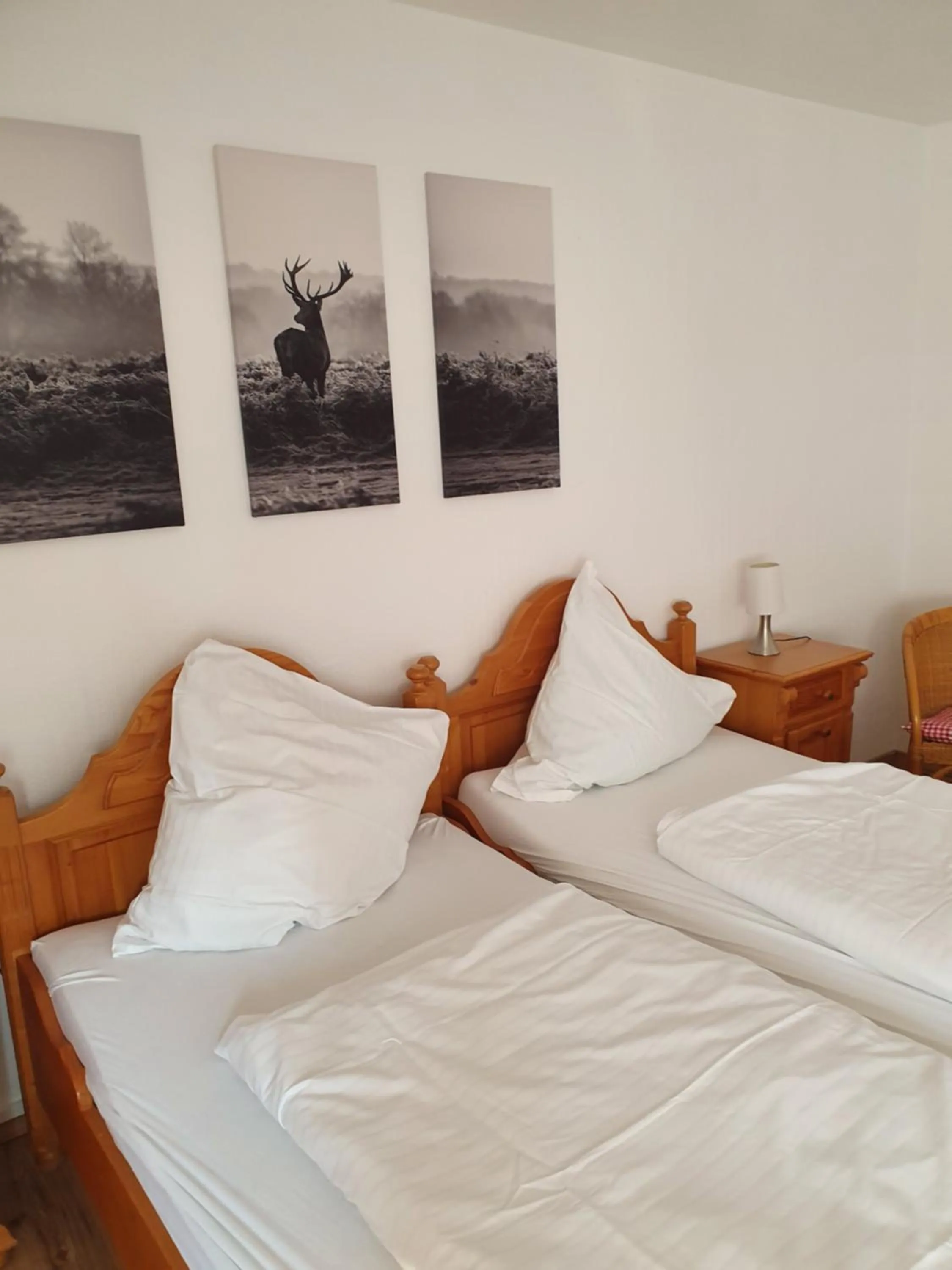 Bed in Das kleine Landhotel