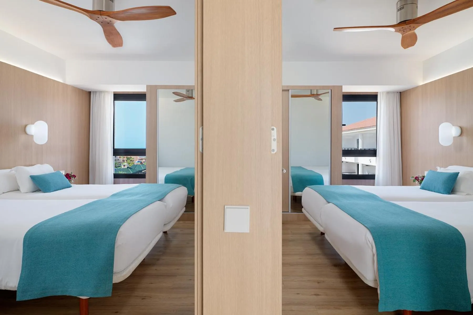 Bed in Hotel Parque La Paz