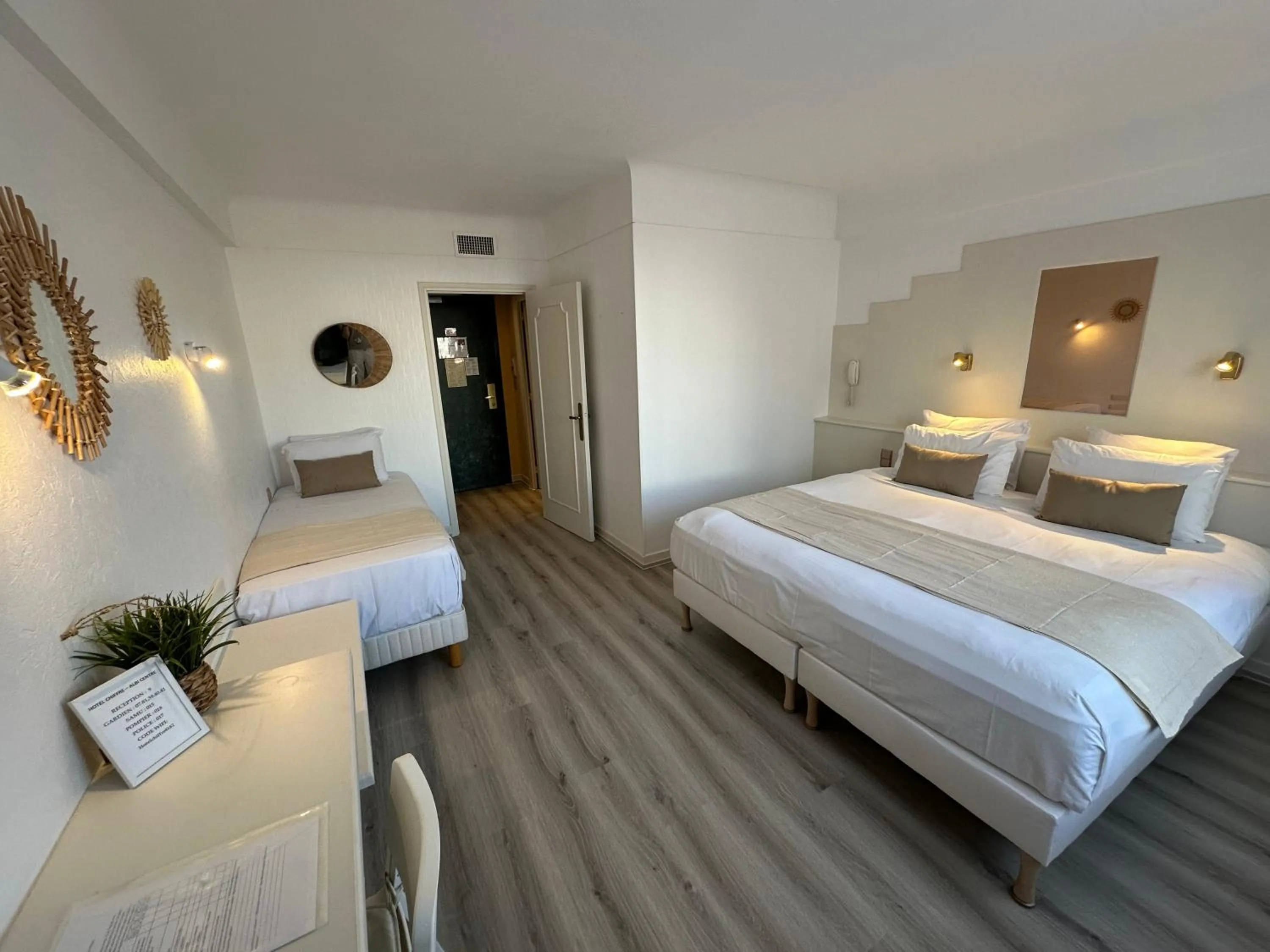 Bed in Hotel Chiffre