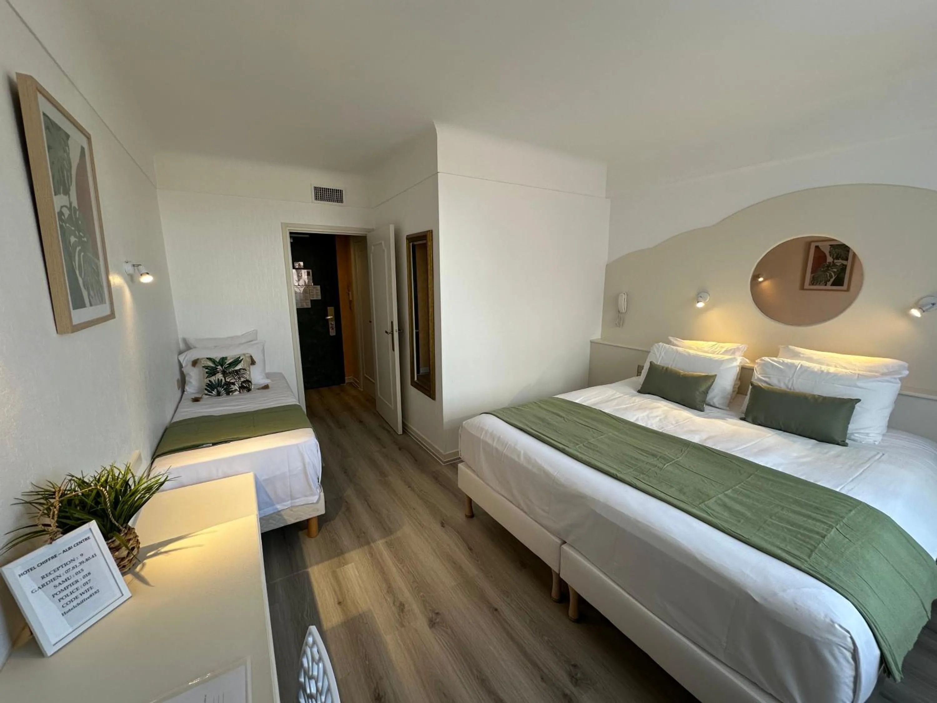 Bed in Hotel Chiffre