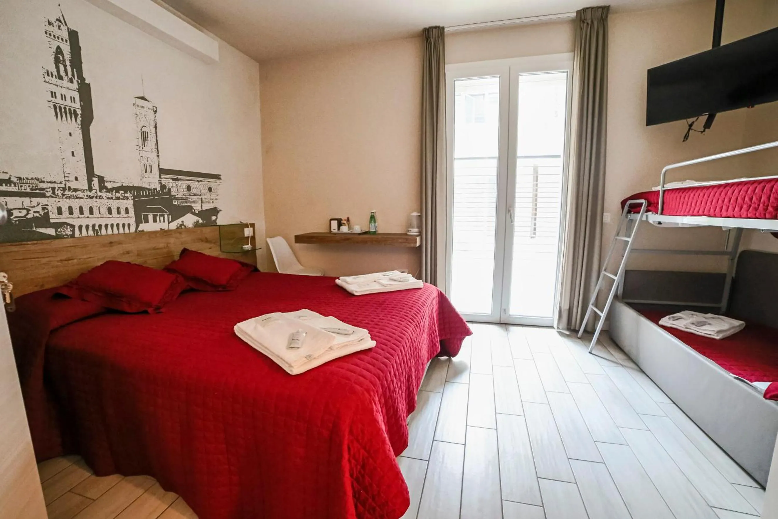 Bed in B&B Santa Maria Novella