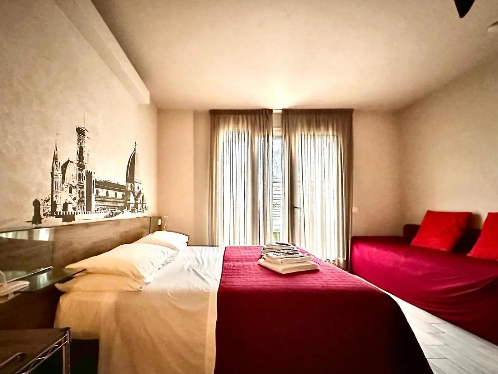 Bed in B&B Santa Maria Novella