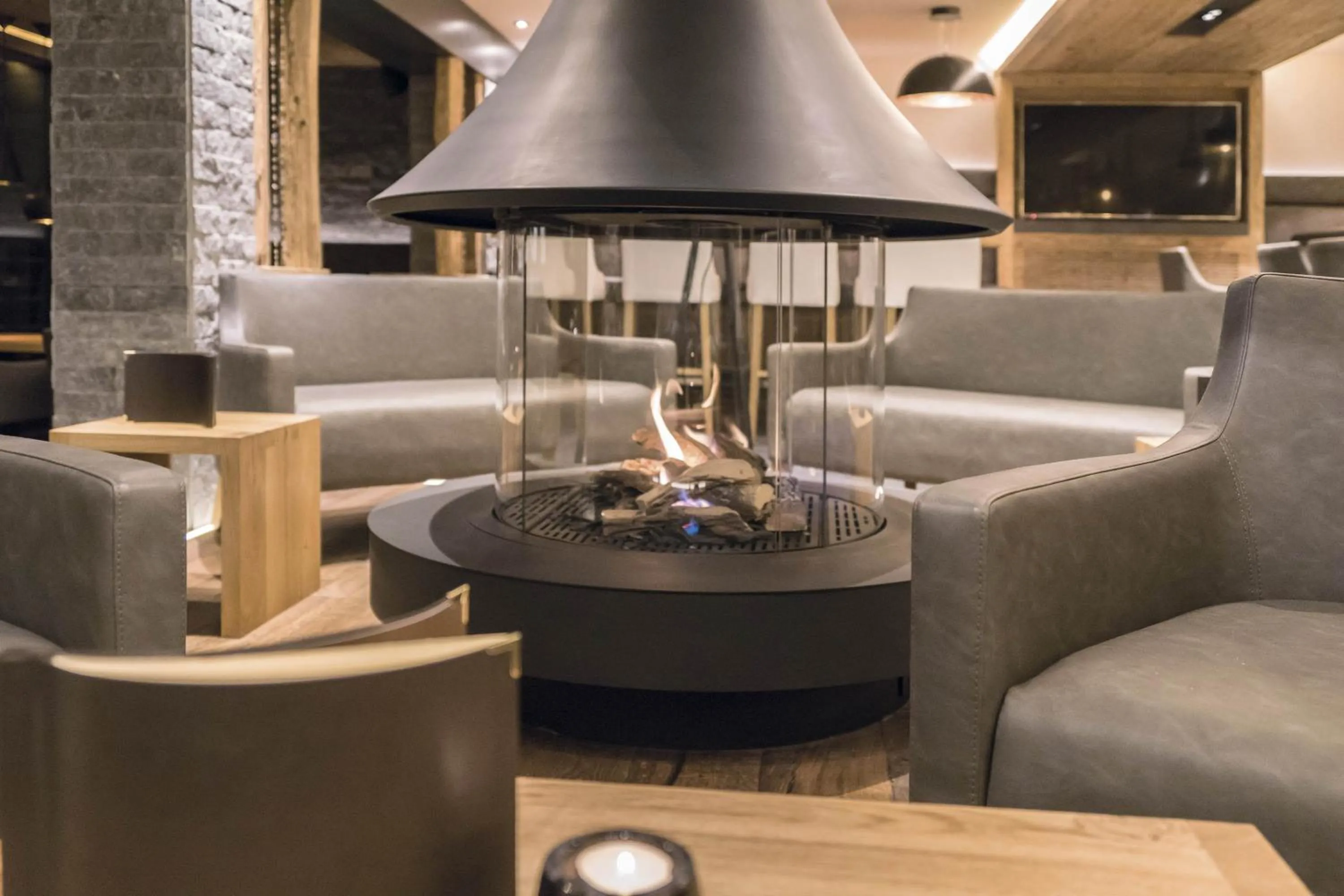 Lounge or bar in Hotel des Alpes