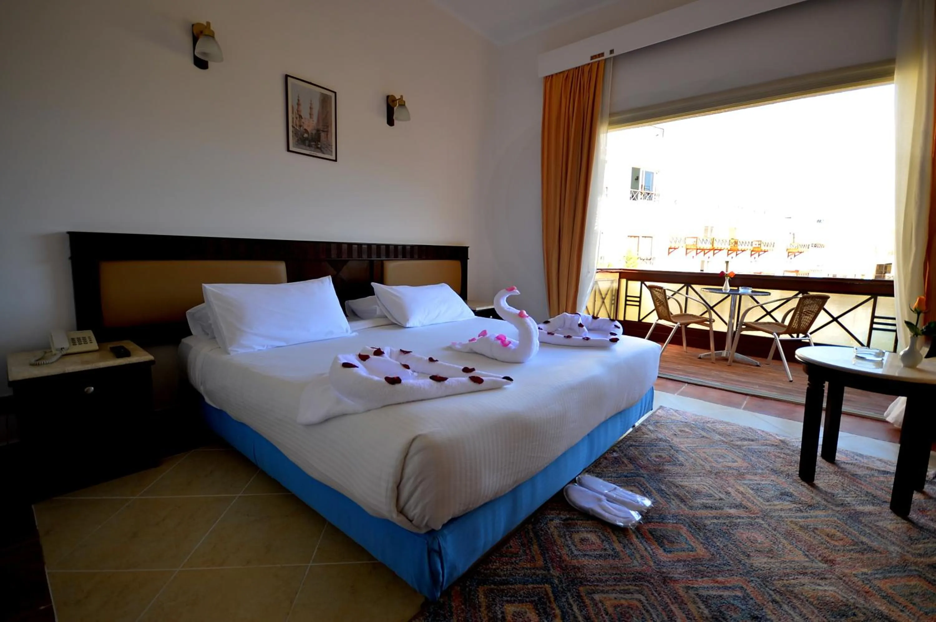 Bed in Falcon Naama Star Hotel