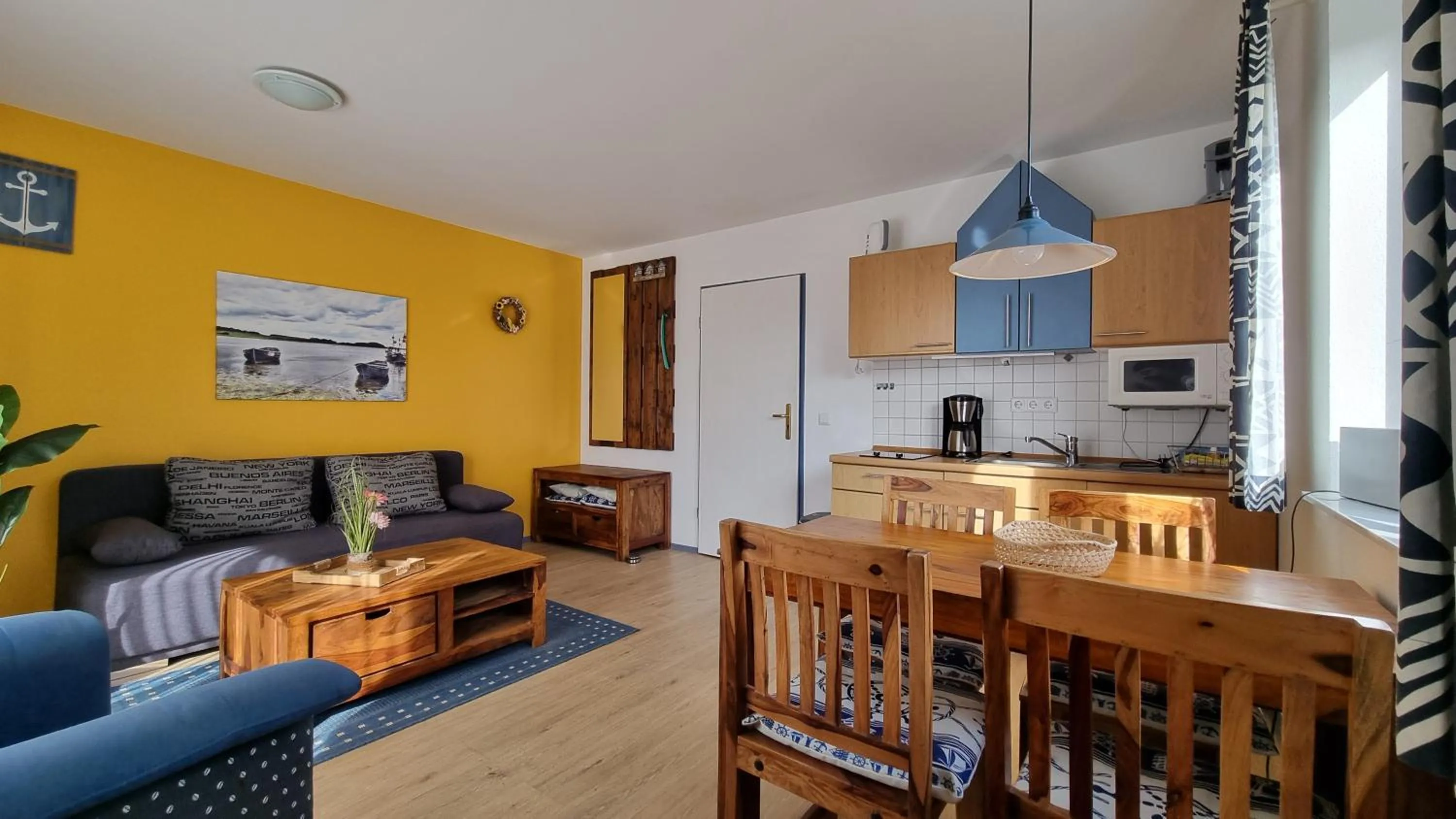 Living room in Prise1 Ferienwohnung Breege
