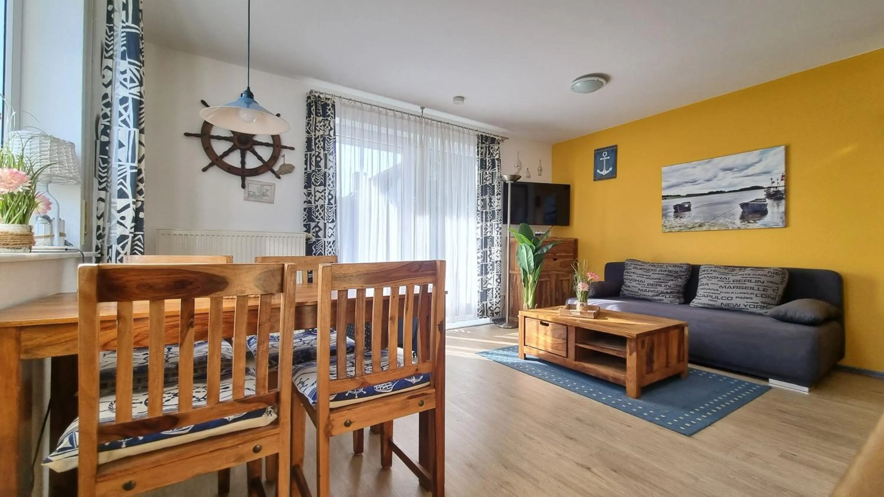Living room in Prise1 Ferienwohnung Breege