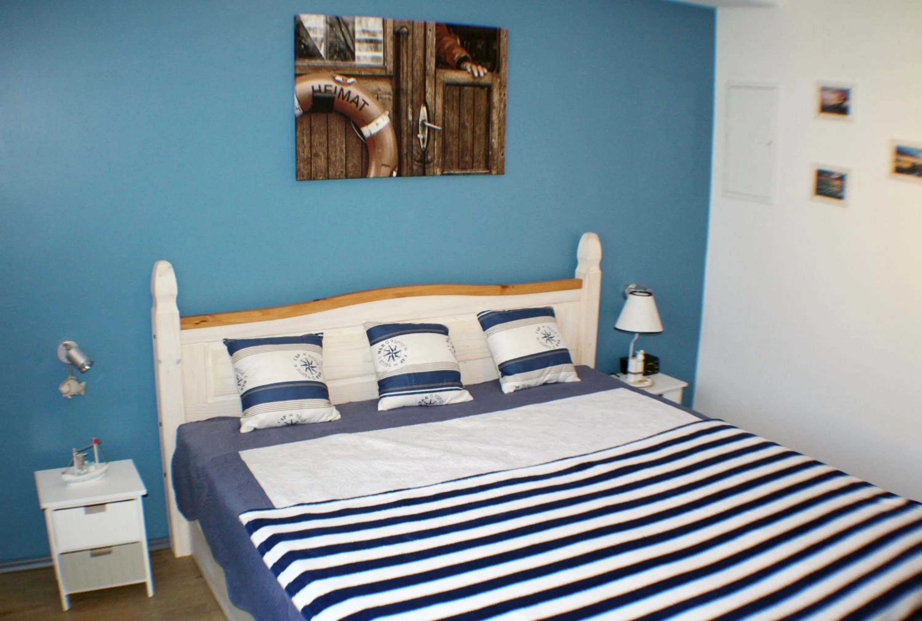 Bed in Prise1 Ferienwohnung Breege