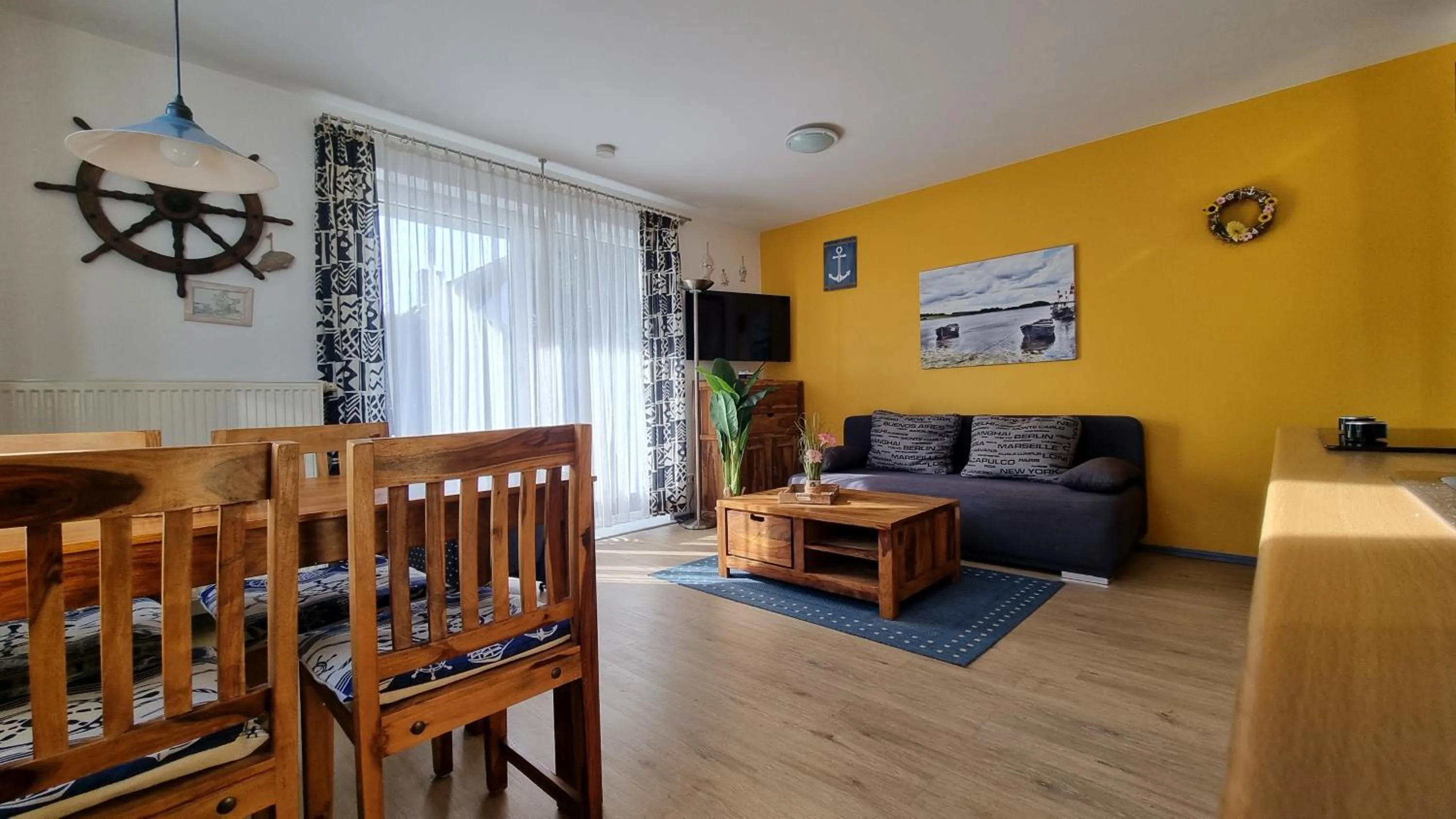 Living room in Prise1 Ferienwohnung Breege