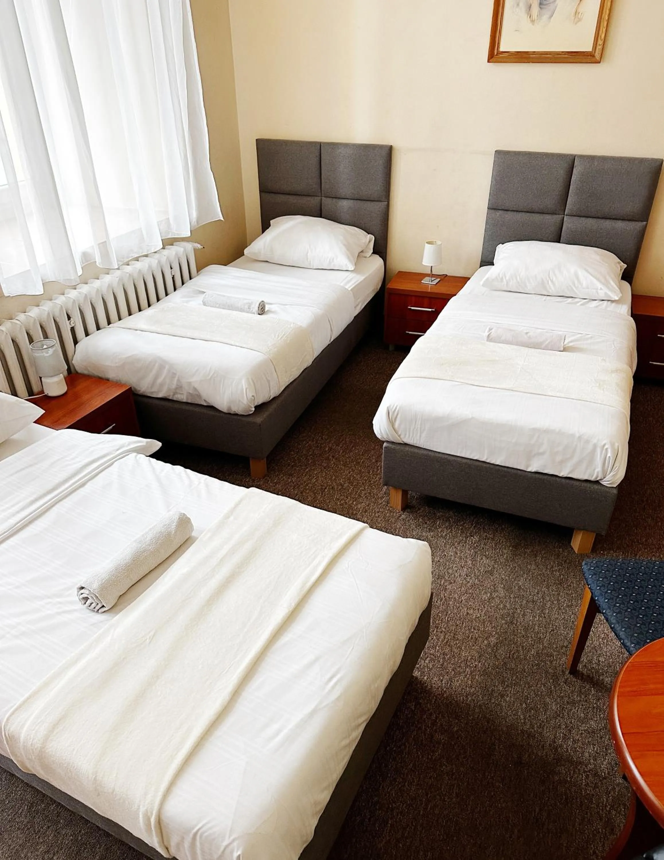 Bed in Hotel Lubavia