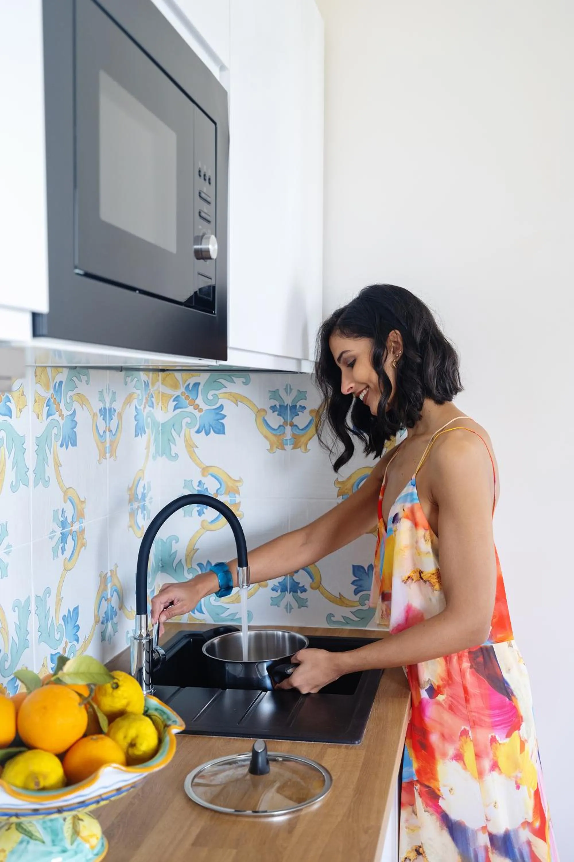 Kitchen or kitchenette in Villa Raf