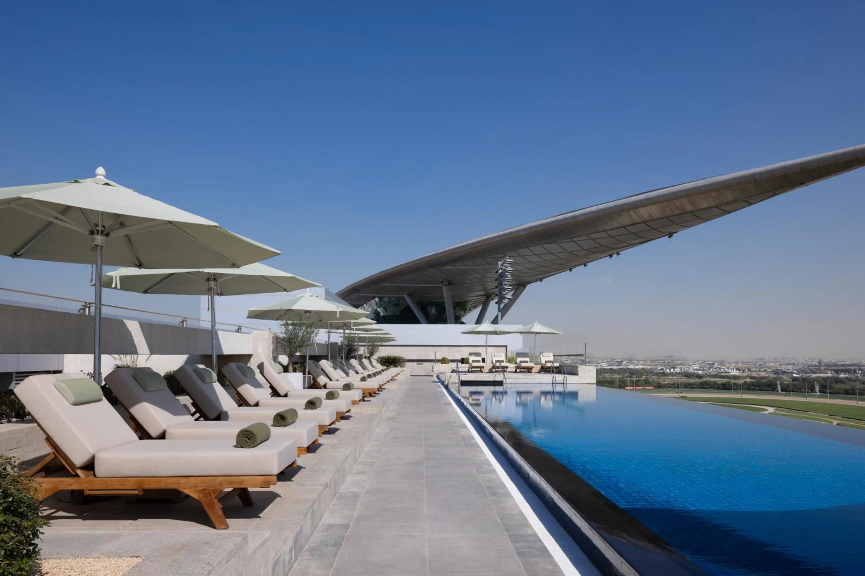 Swimming pool in The Meydan Hotel Dubai