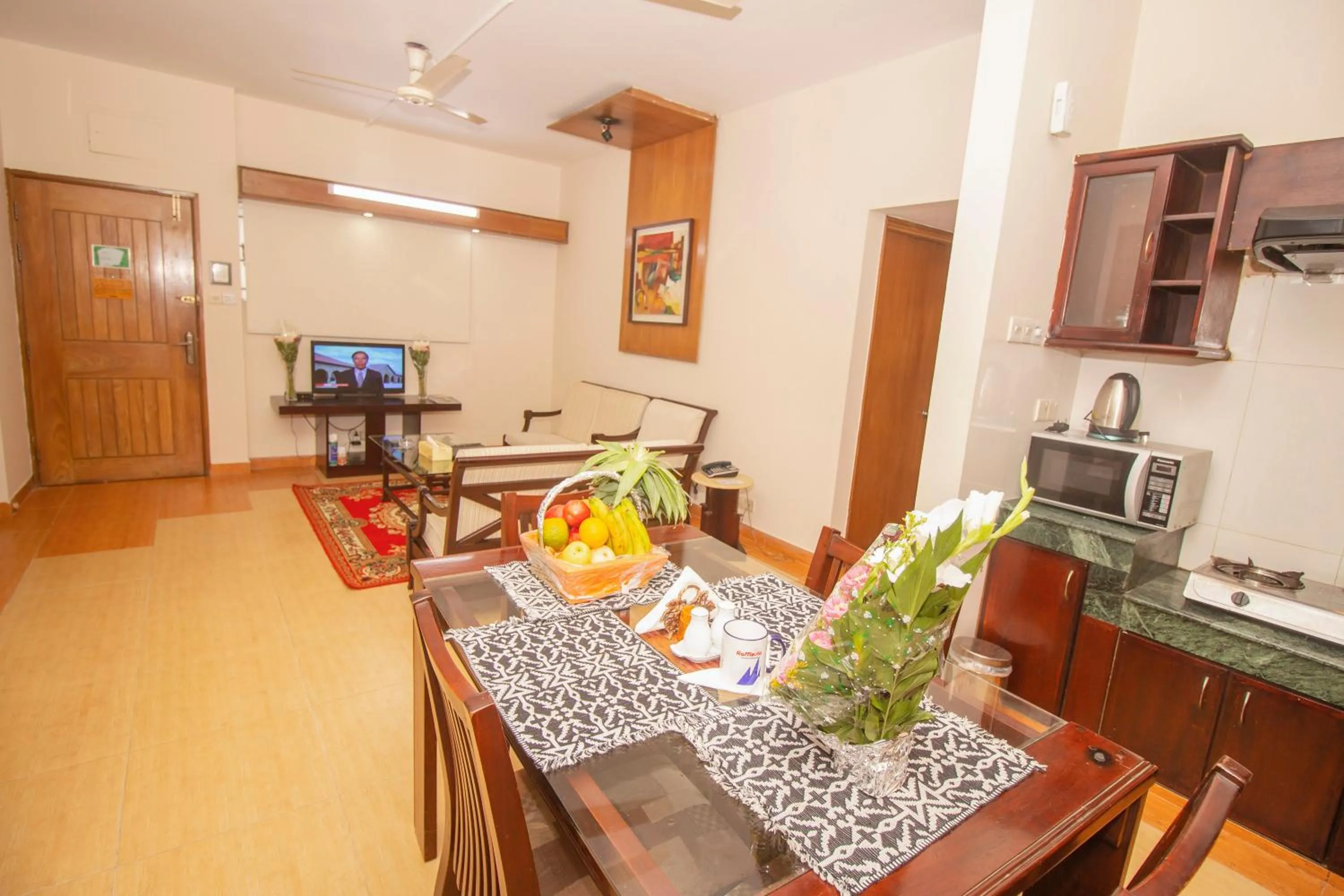Breakfast in Rafflesia Serviced Apartments