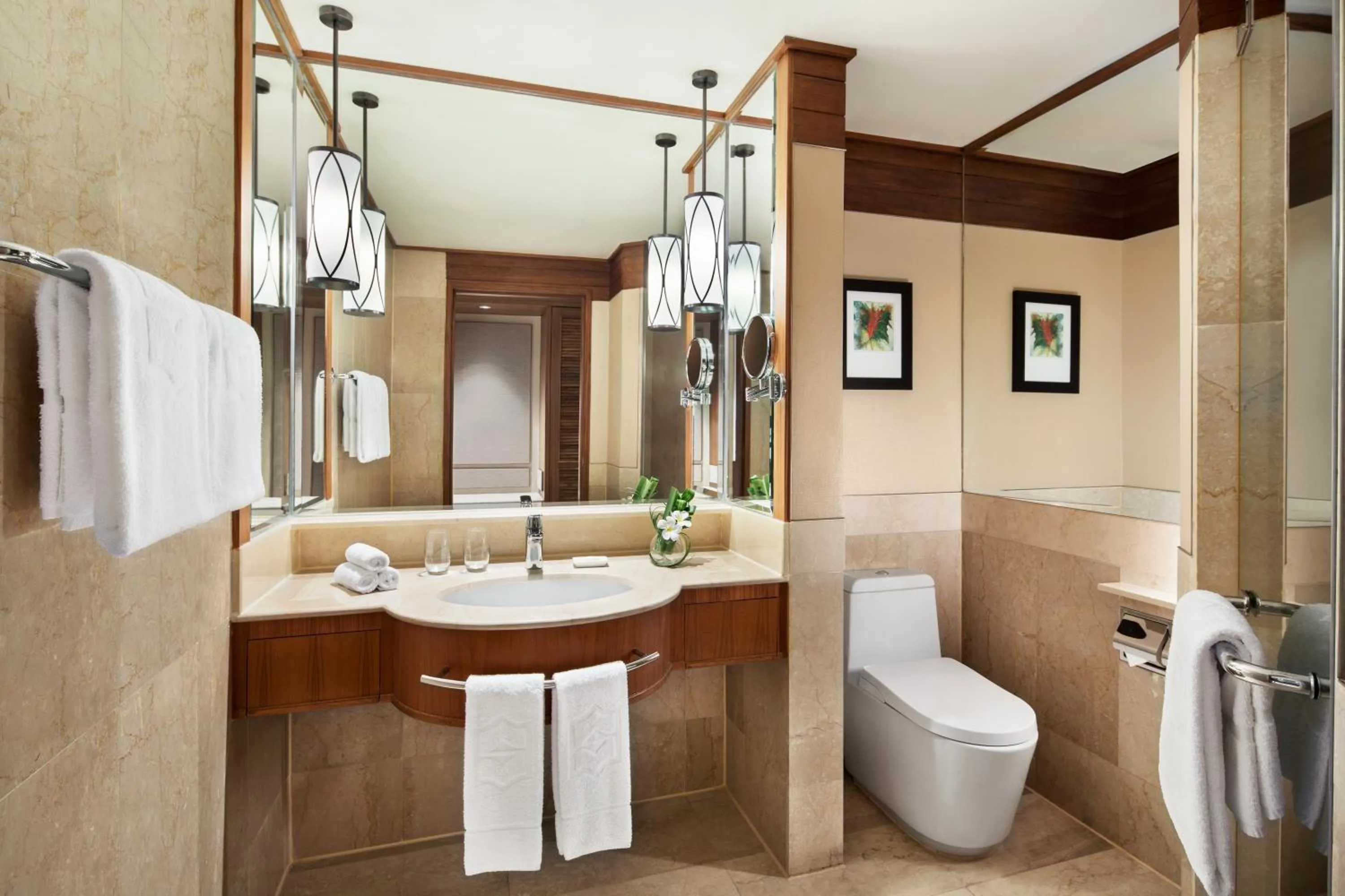 Toilet in Shangri-La Rasa Sayang, Penang