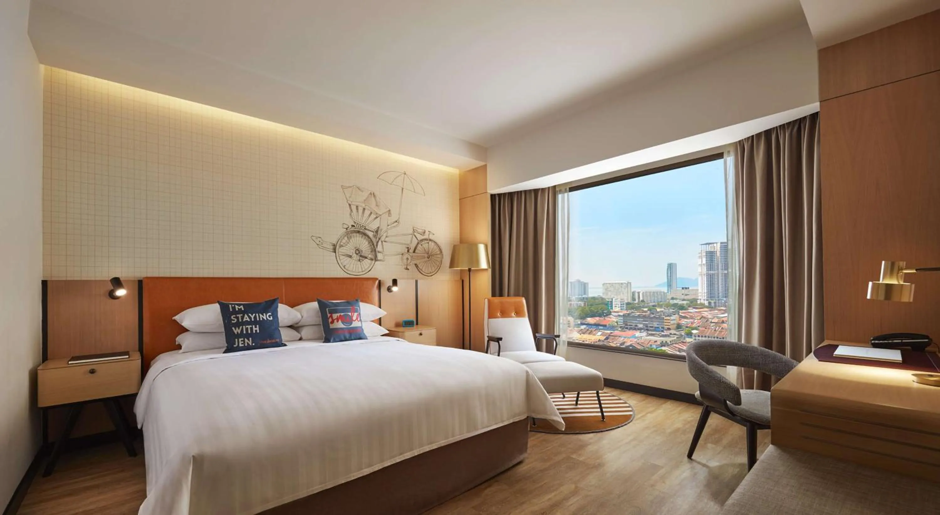 Shower, Bed in JEN Penang Georgetown by Shangri-La