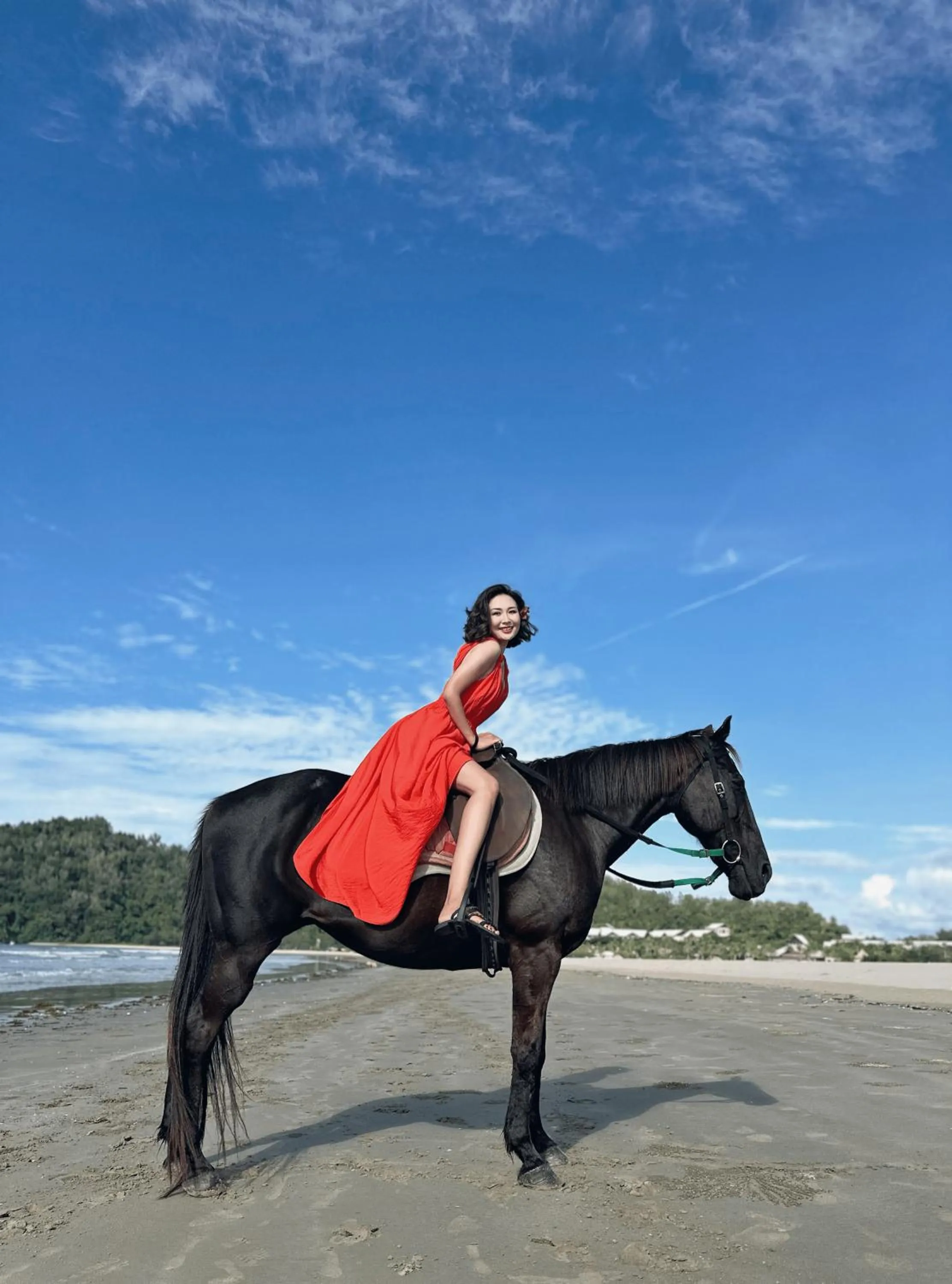 Horse-riding in Shangri-La Rasa Ria, Kota Kinabalu